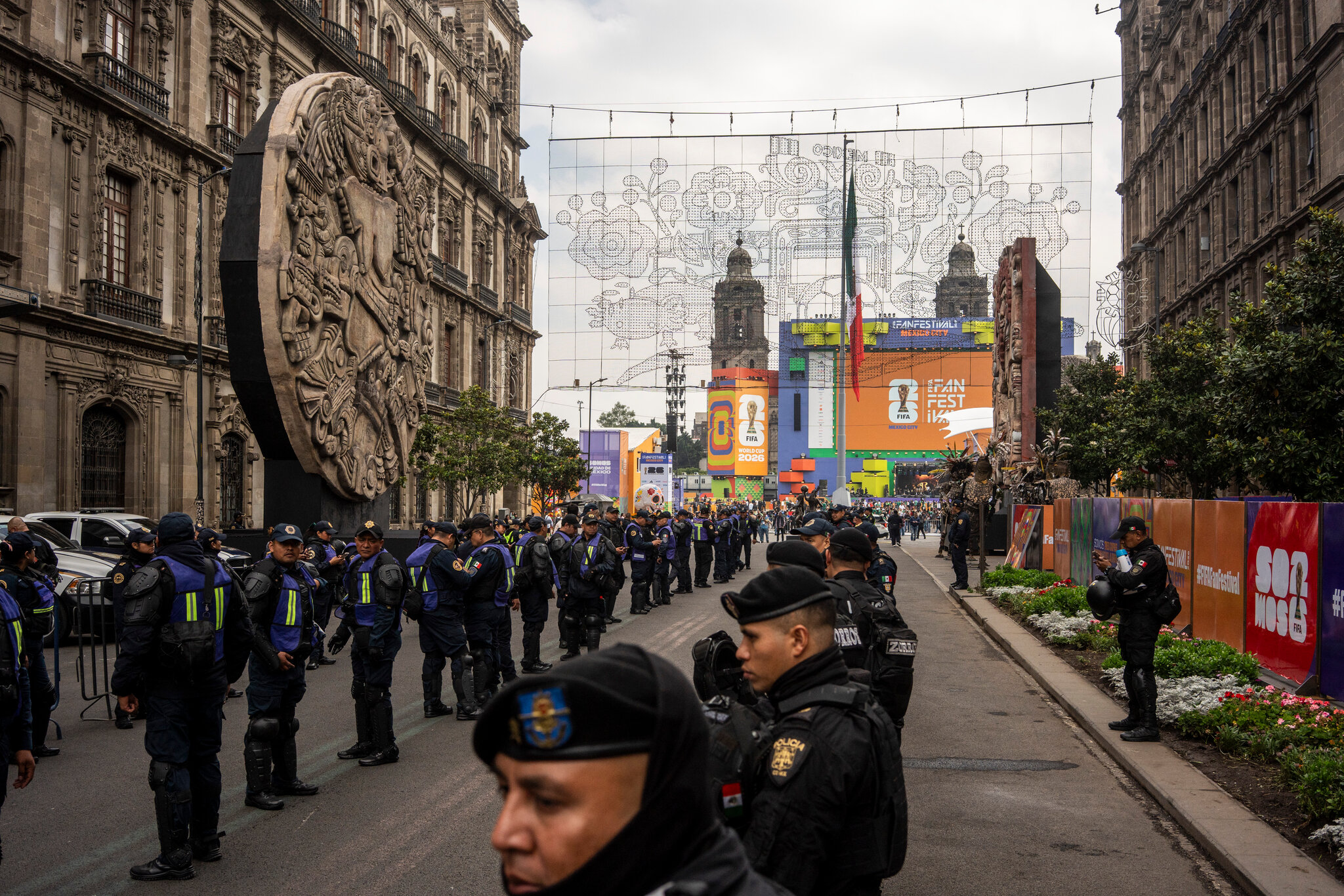 Security Is Tight as a Mexico Win Opens a Historic World Cup