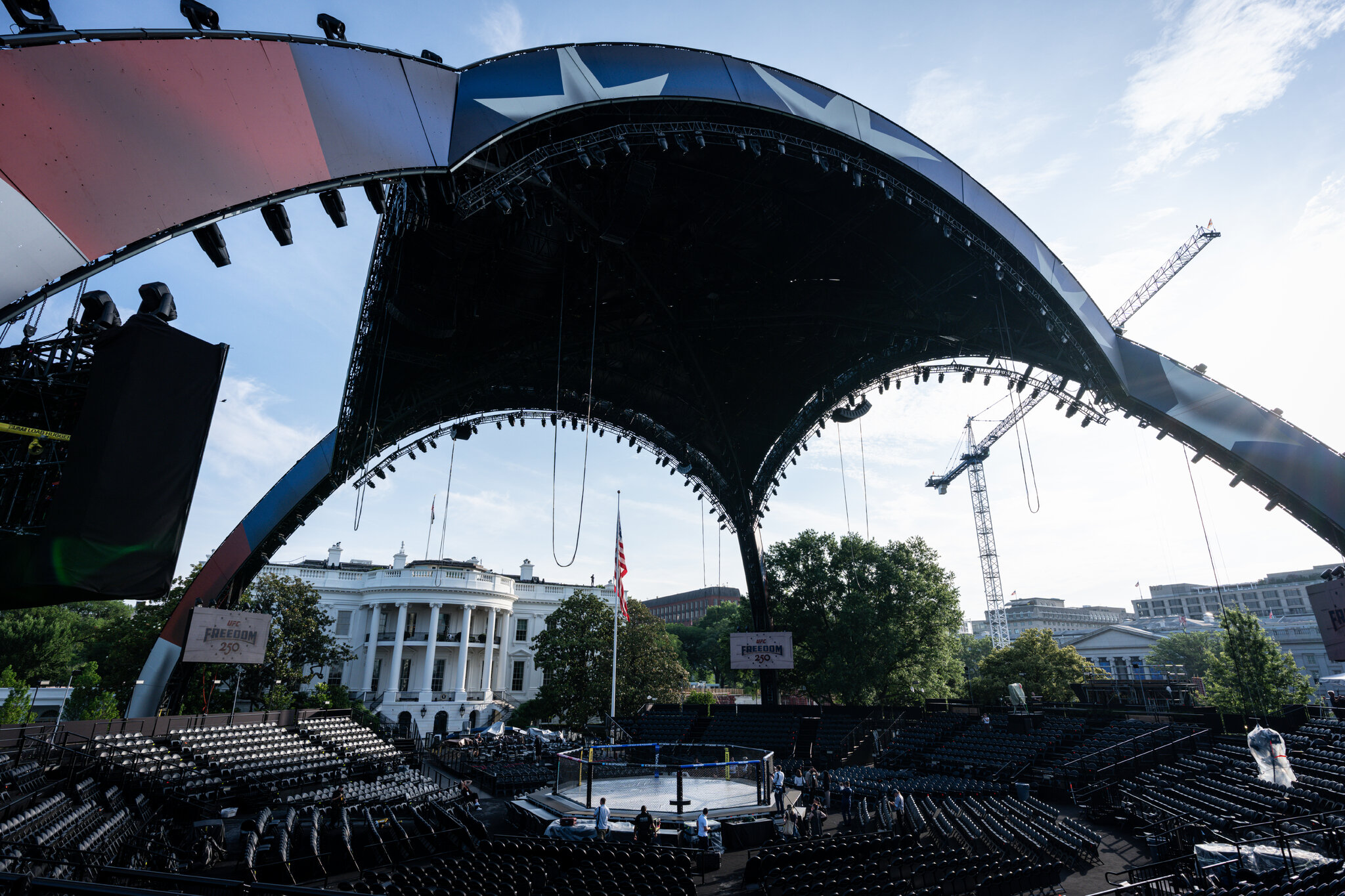 Merger Cleared, David Ellison to Join Trump at U.F.C. Bout