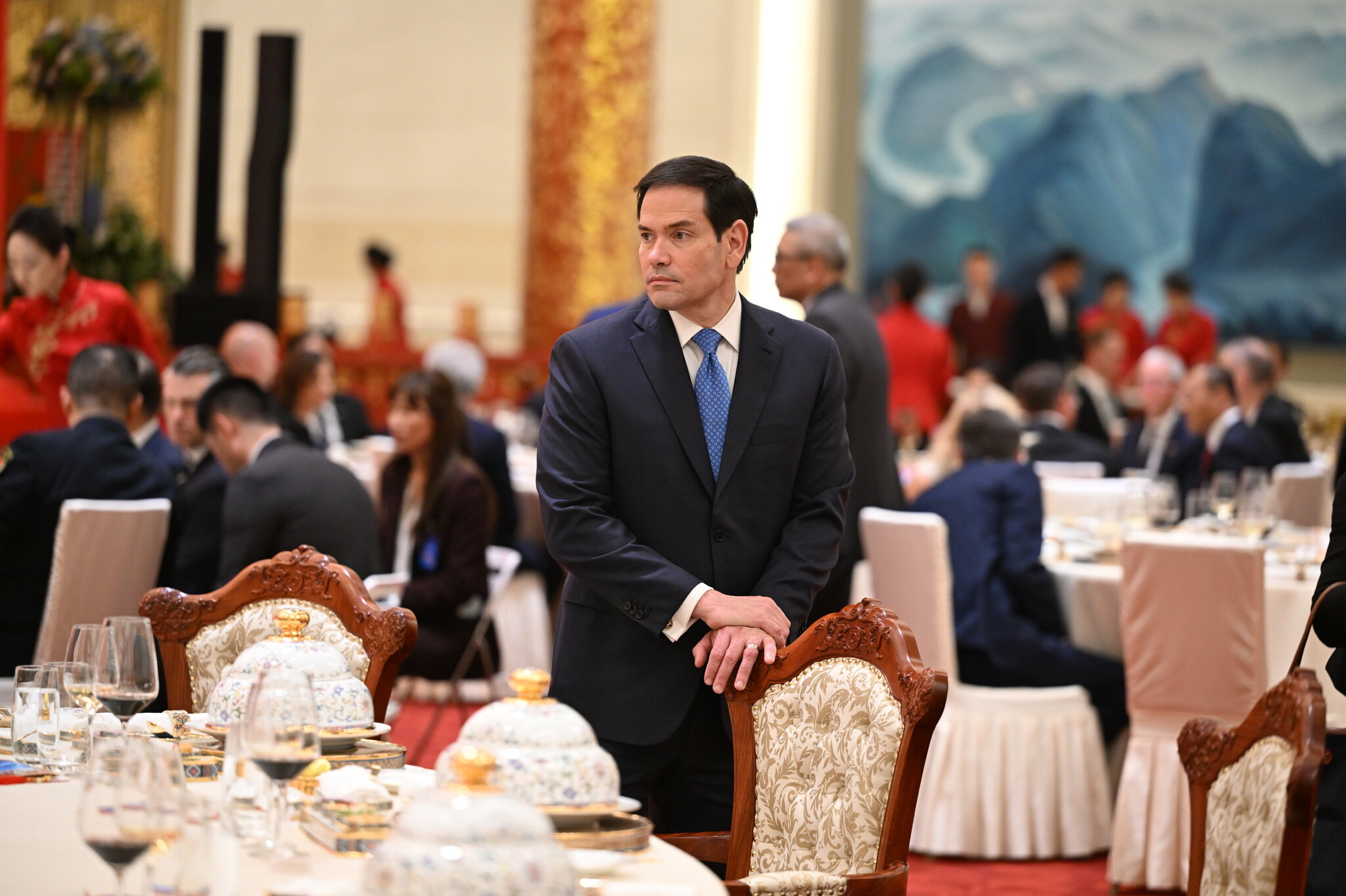 Sanctioned by China, Rubio Enjoys a Trip to Beijing