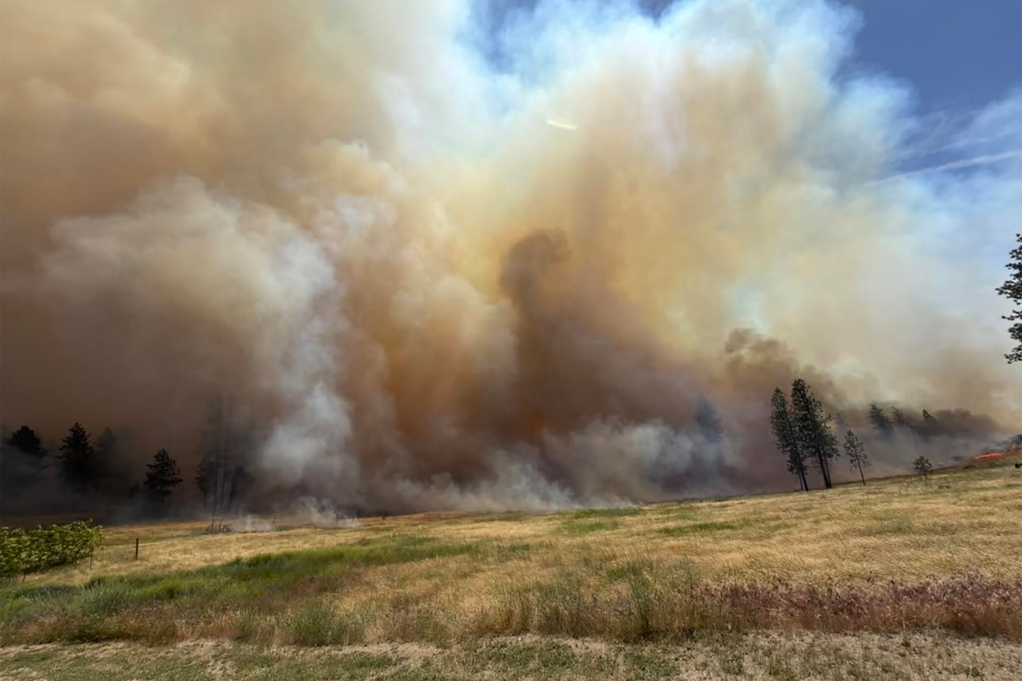 Wildfire in Washington State Prompts Evacuation Orders