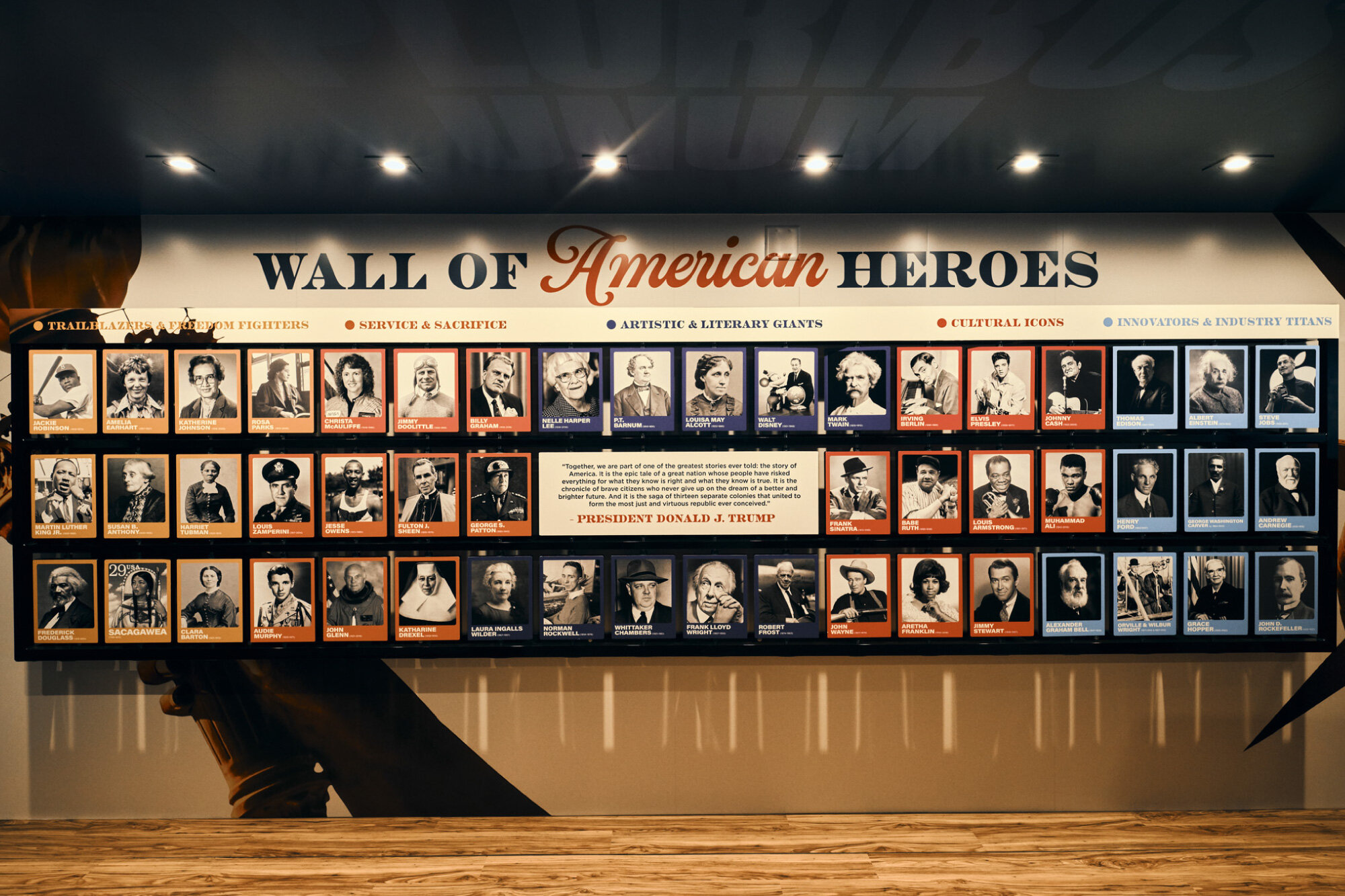 Trump’s Wall of American Heroes
