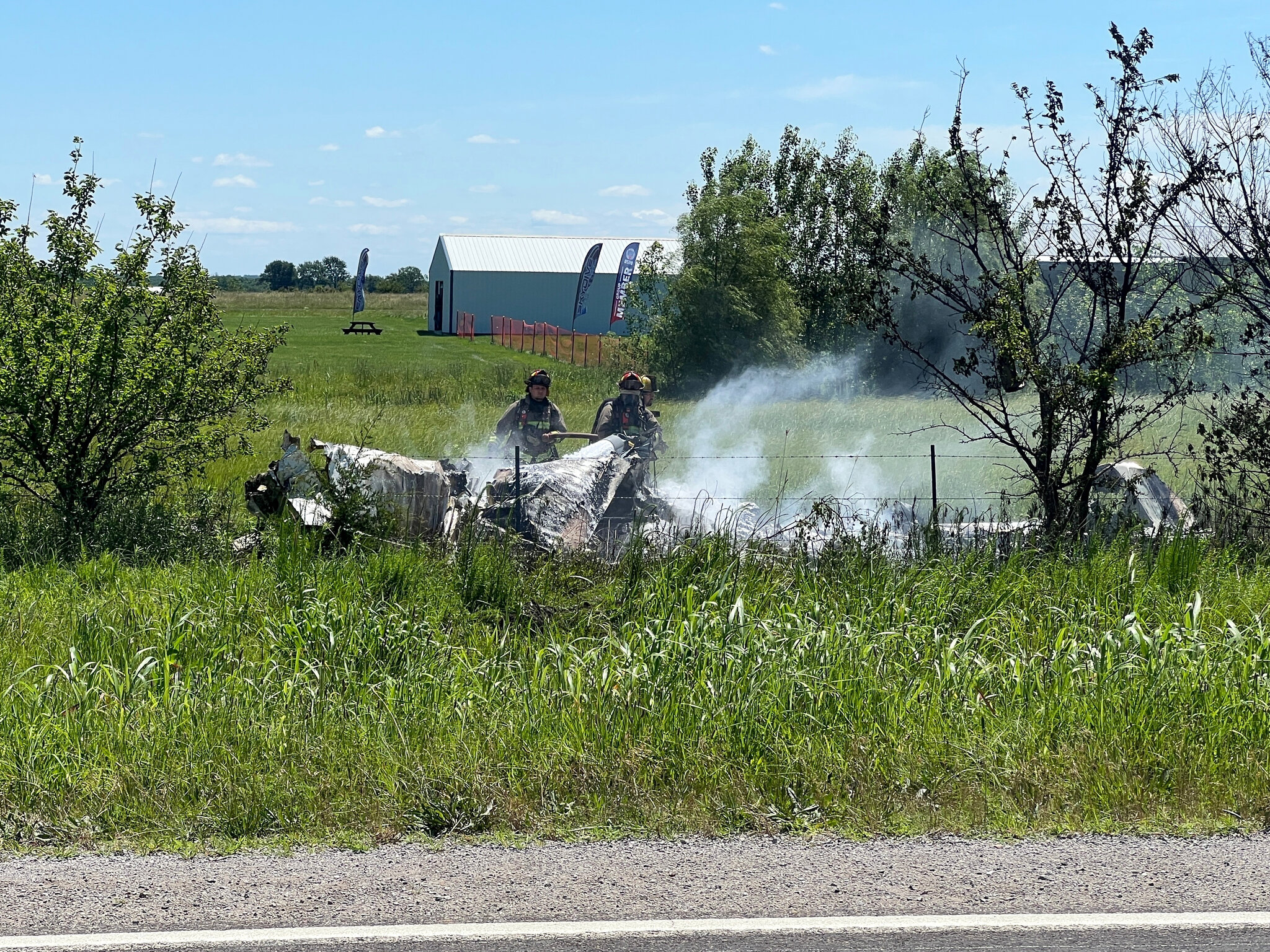 She Saw Her Skydiving Plane Burn. Would She Jump Again?