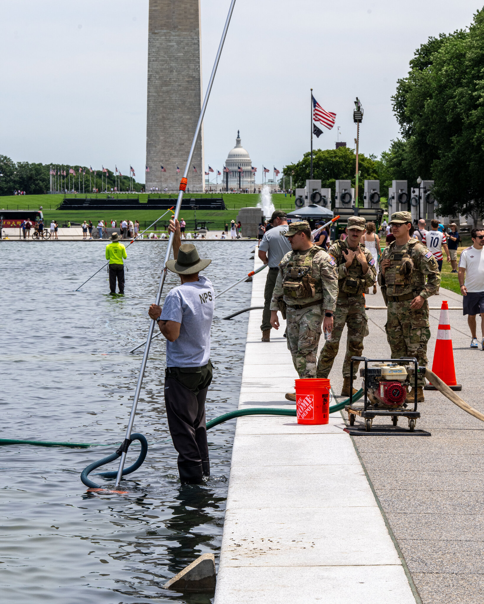 The Reflecting Pool Appears to Be Rejecting Its Makeover