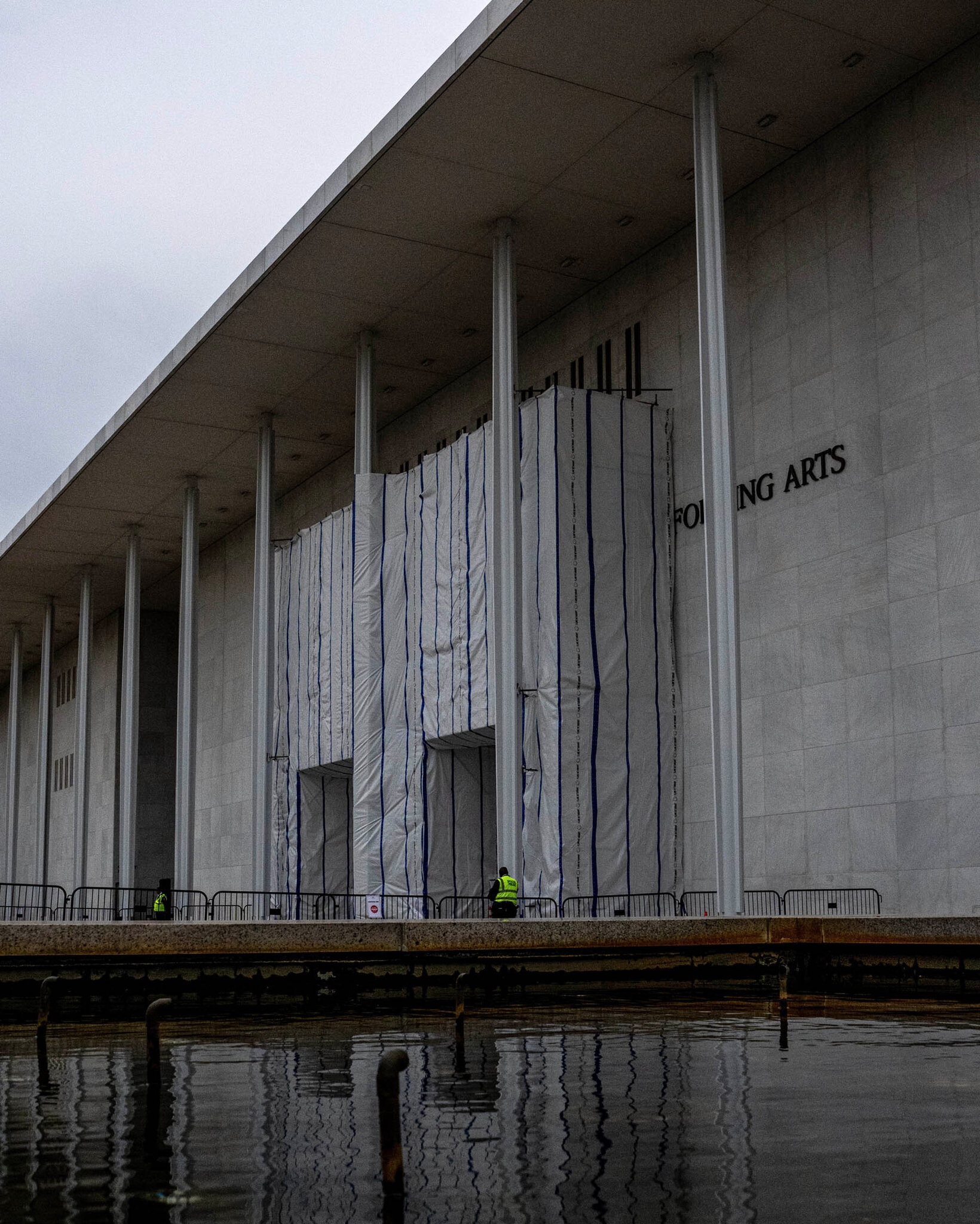 ‘A Literal Coverup’: What Is the Kennedy Center Hiding Behind Those Tarps?