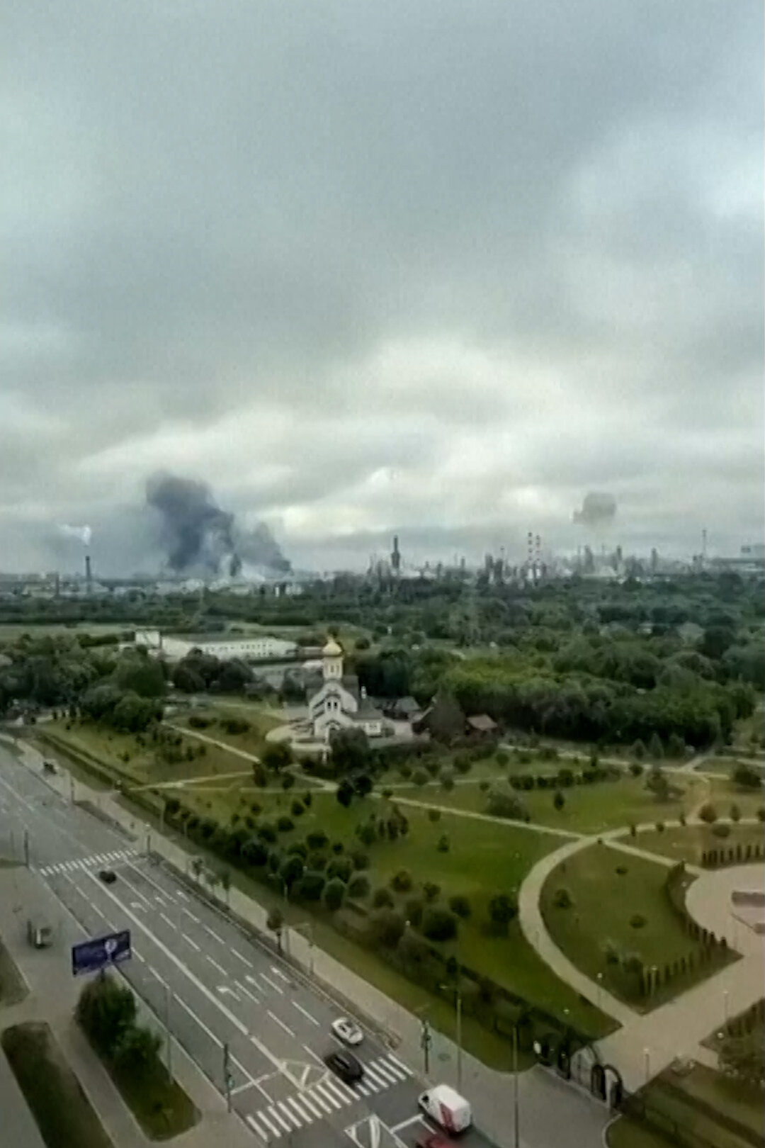Moscow Refinery Blast May Have Been Caused by Friendly Fire, Video Suggests