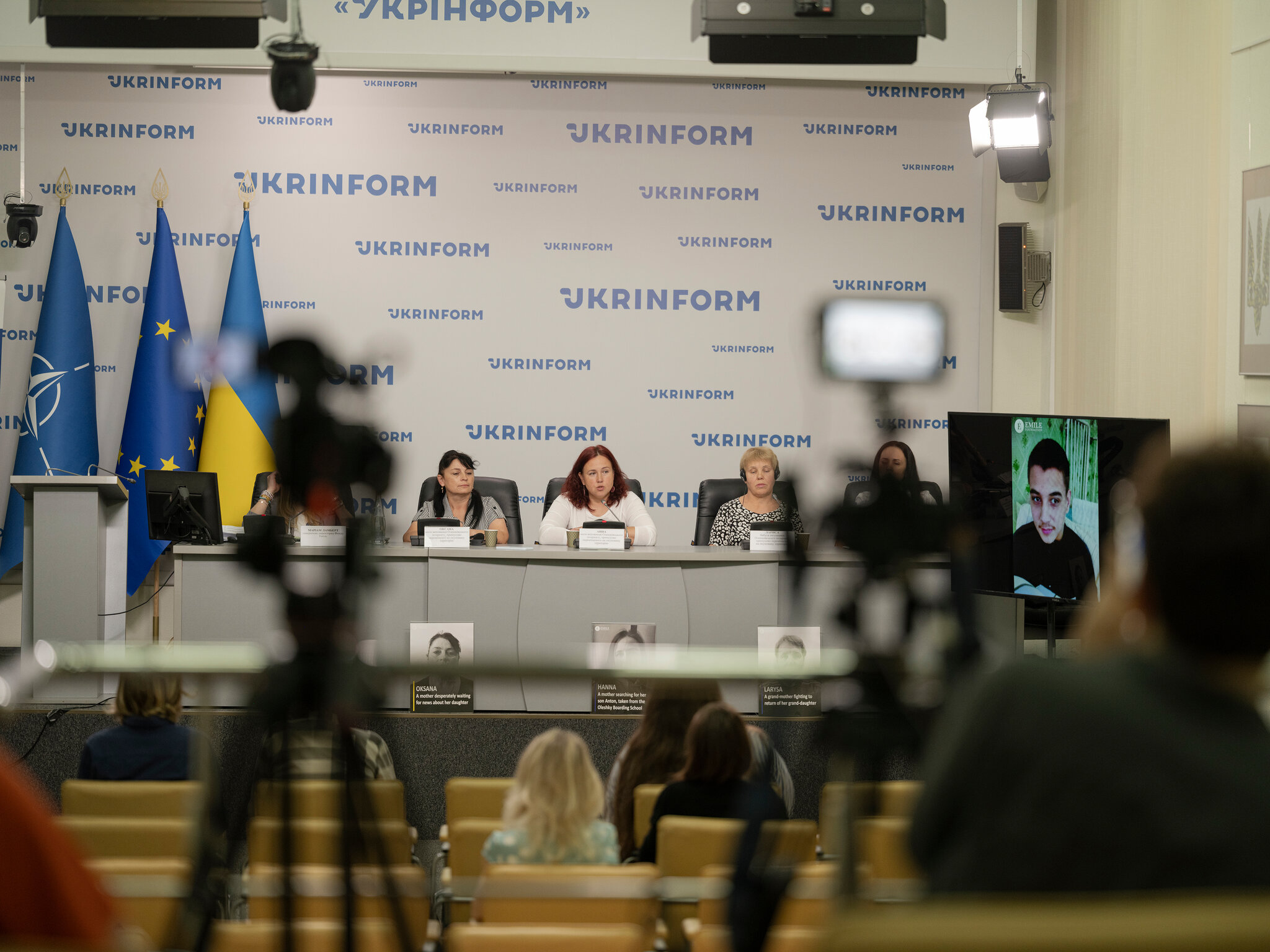 Ukrainian Women Plead for News of Disabled Relatives Held by Russia