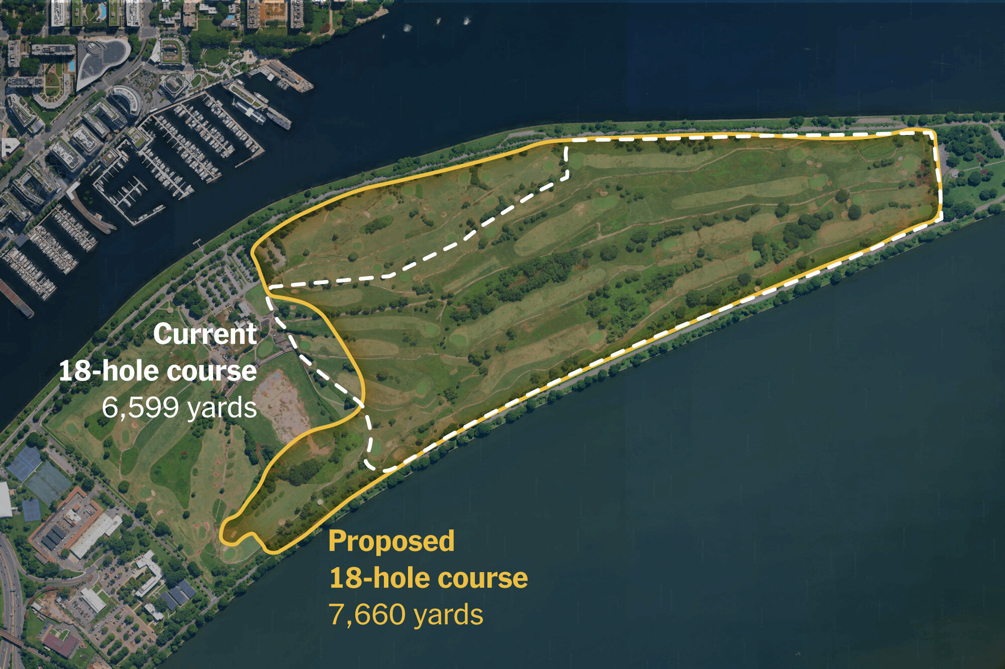 Trump Envisions a Championship Golf Course in Washington. Locals Are Skeptical.