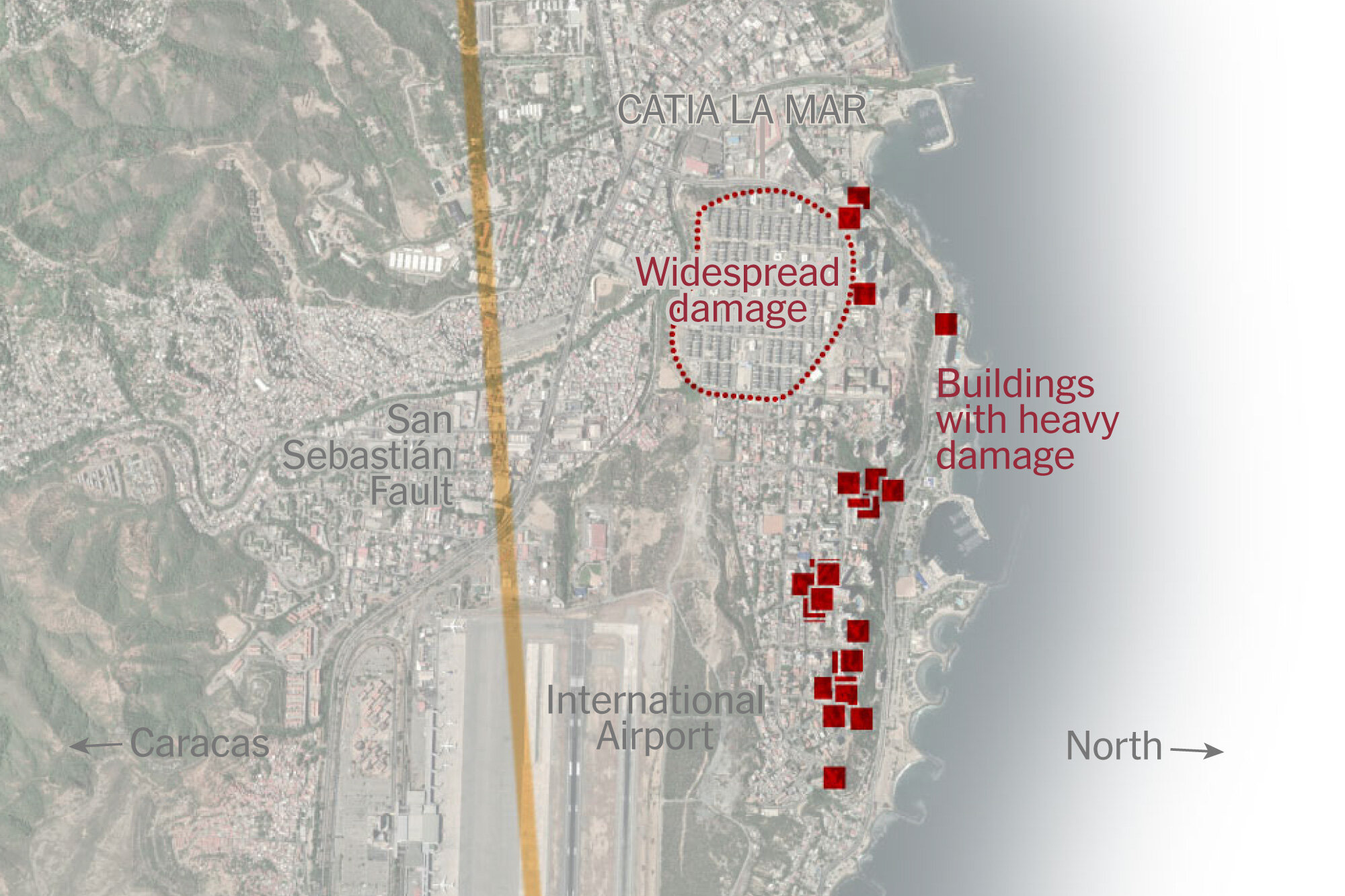 The Trail of Devastation Along the Venezuelan Coast