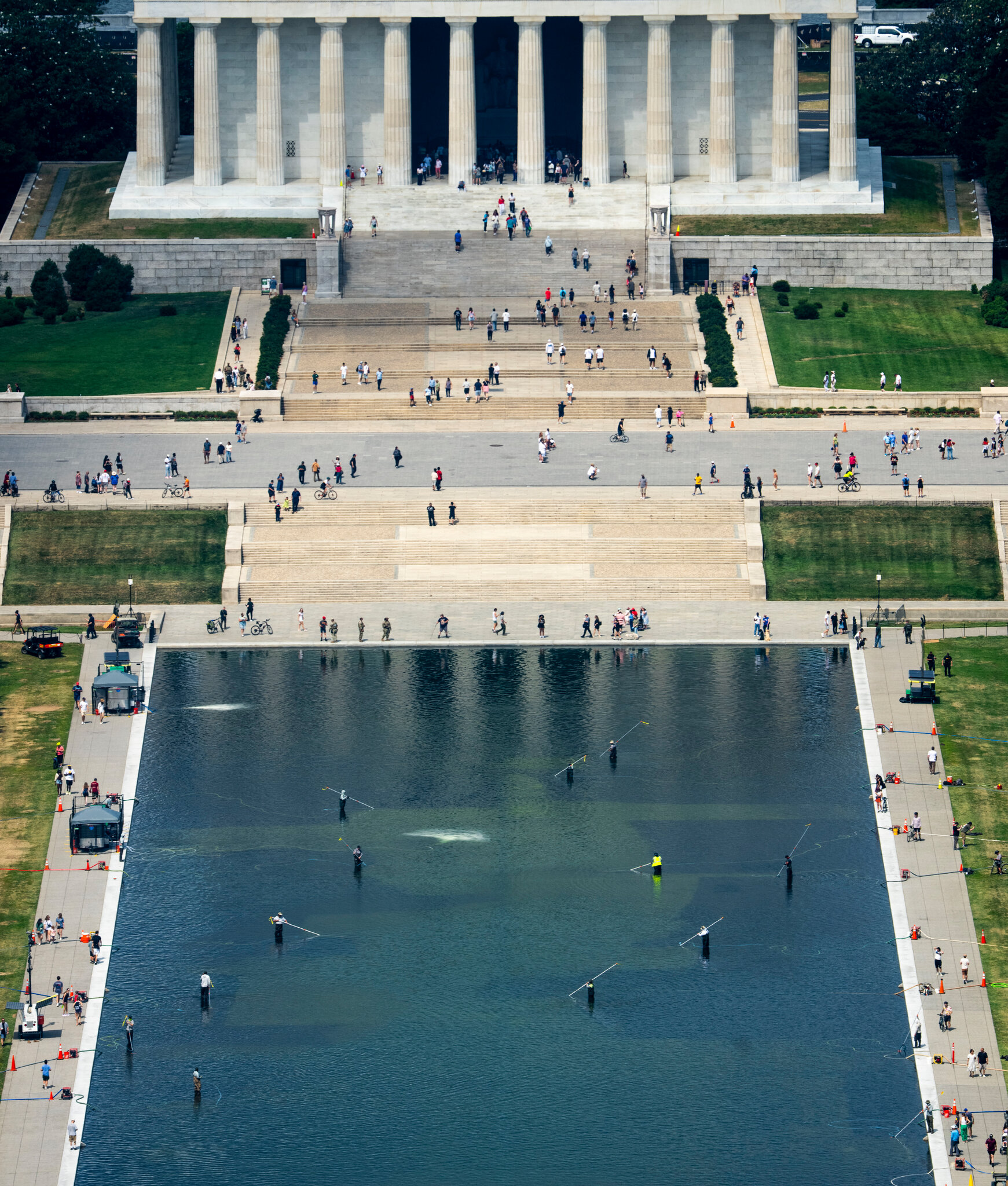 Prosecutors in Washington Say Citations Have Been Issued at Reflecting Pool