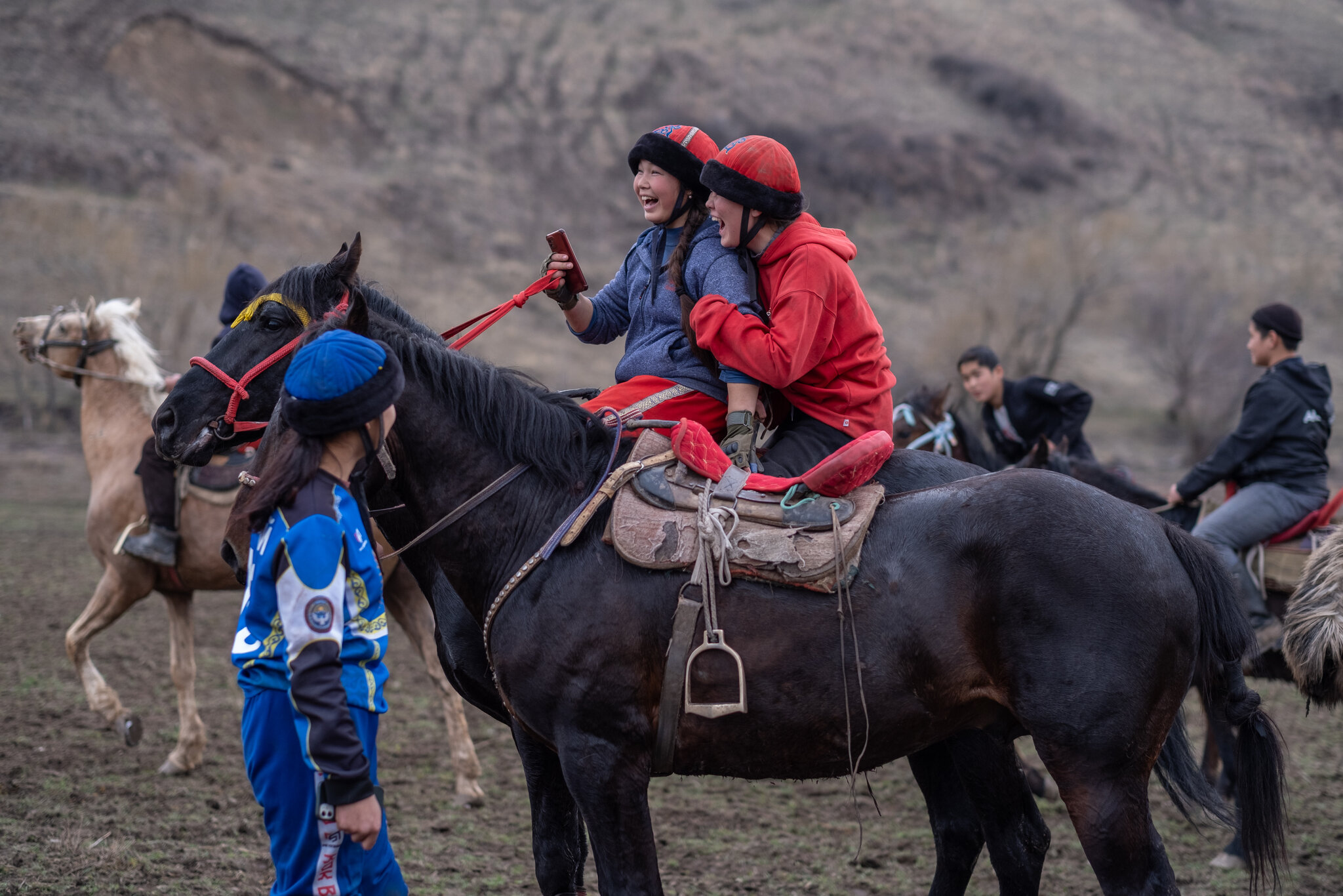 First Girls’ Polo Team Breaks With Tradition, but Keeps the Goat Carcass