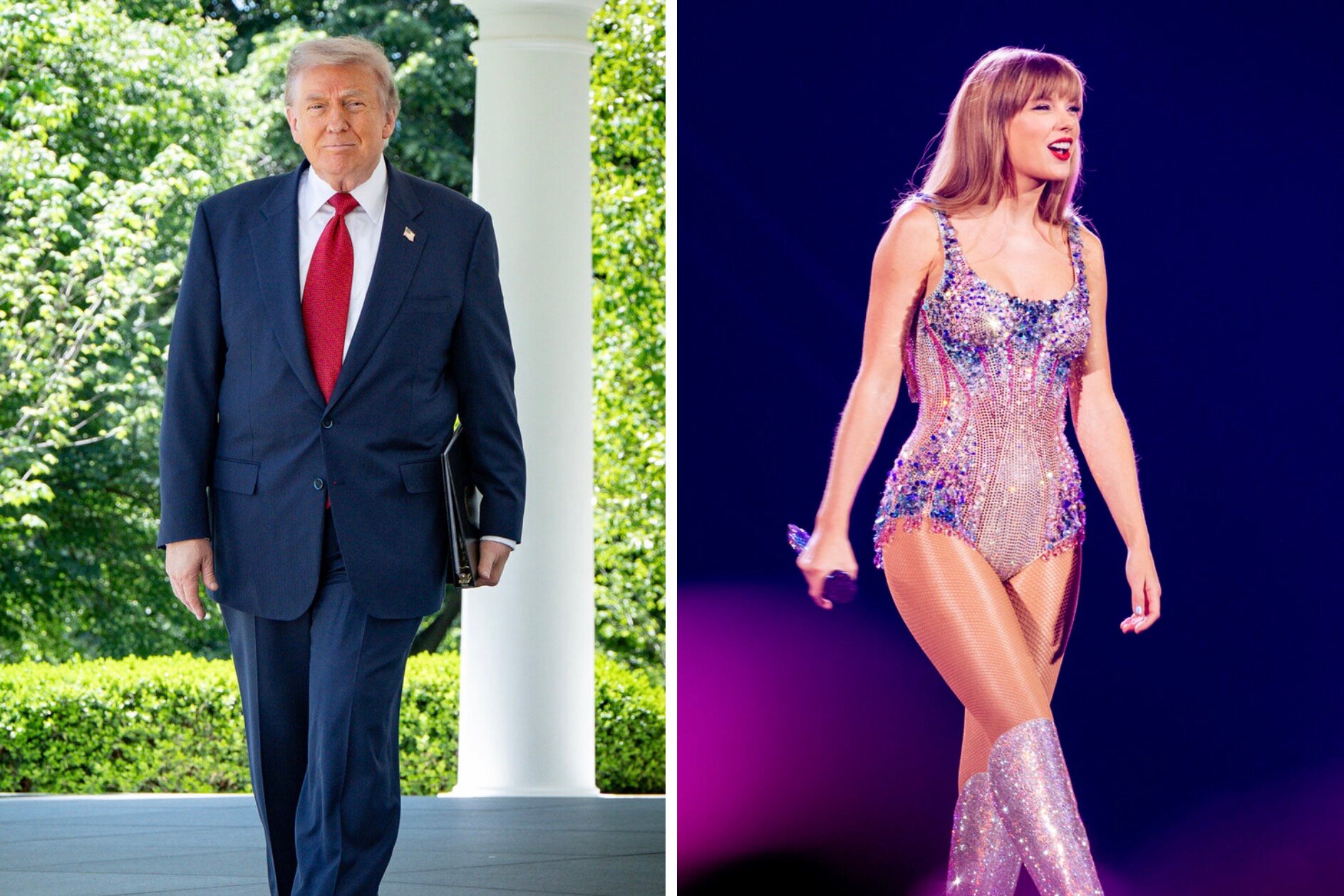 It’s the Nation’s Big Birthday Weekend. Taylor and Trump Are Each Celebrating, in Their Own Way.