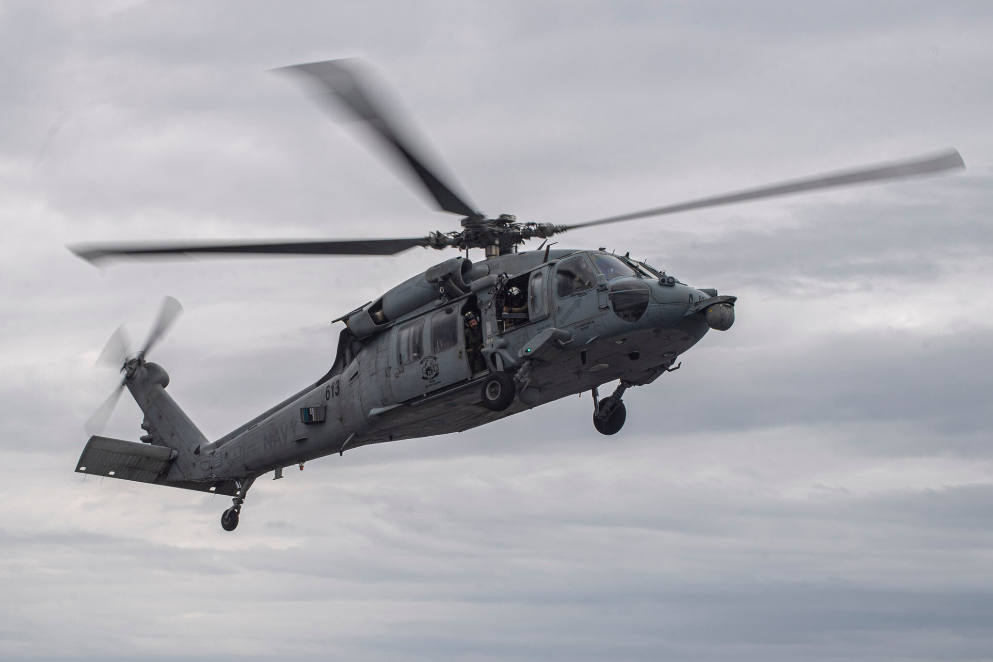 Sea Hawk Helicopter Makes Emergency Landing in Arabian Sea, Navy Says