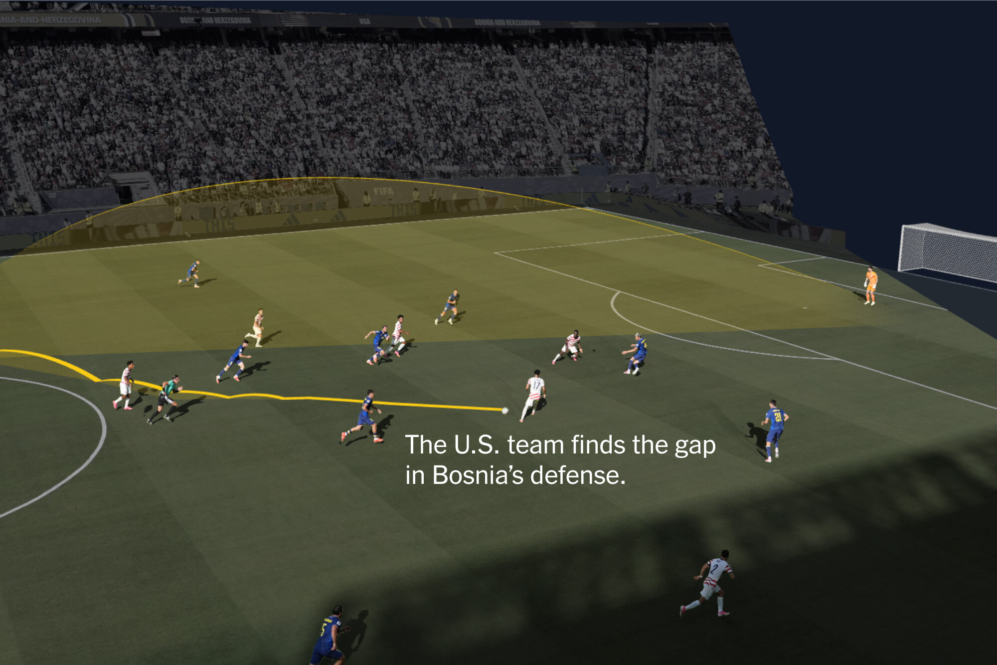 See How a Series of Quick Passes Led to the U.S. Team’s First Goal