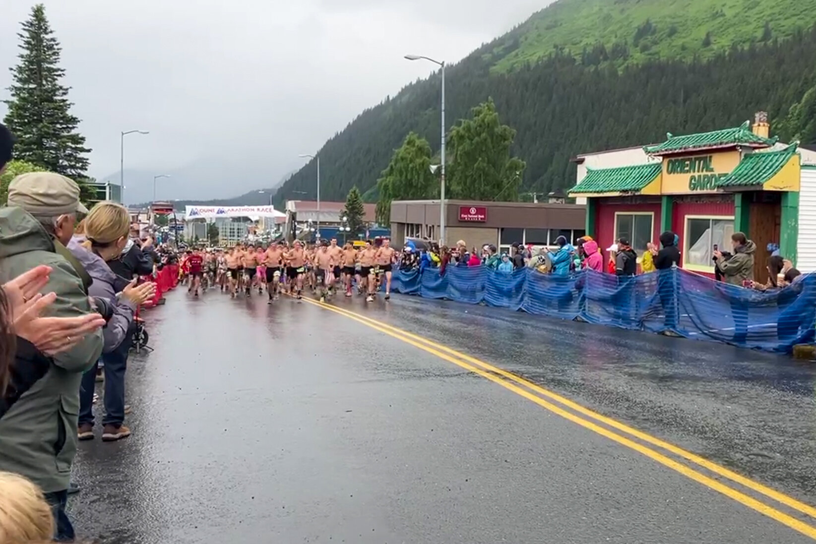 These runners celebrate July 4 by racing up and down a mountain.