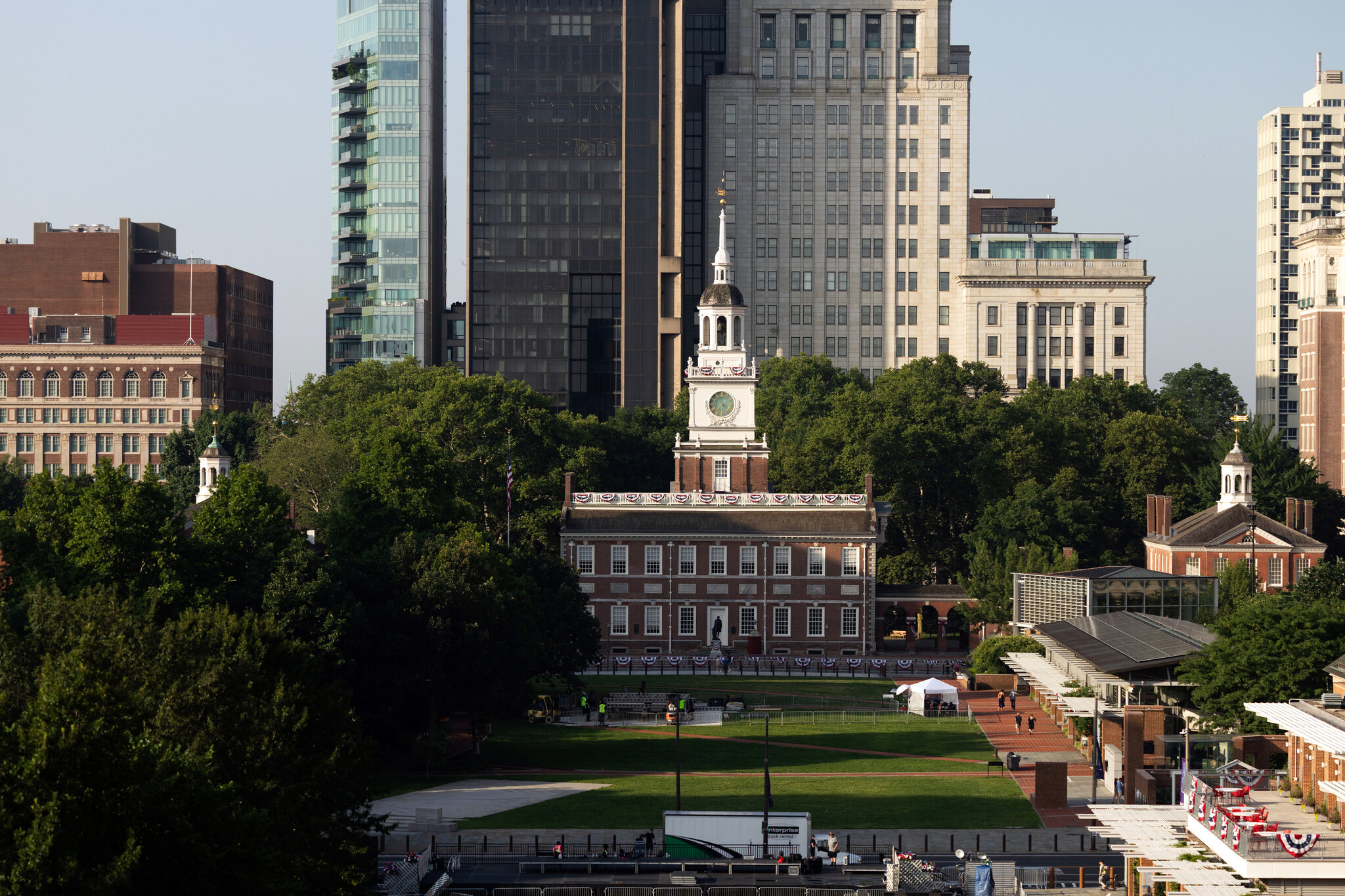 It’s heat dome 1, George Washington 0.
