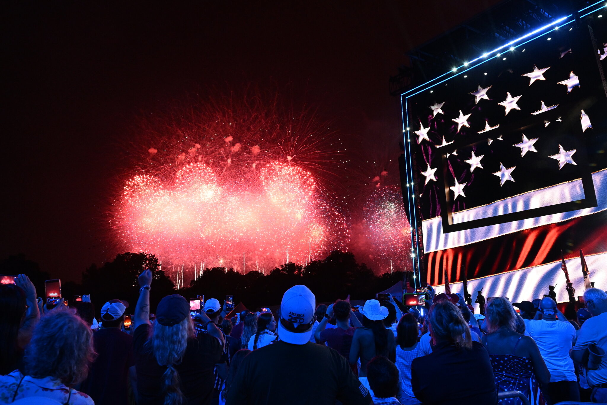 America Marks Its 250th Birthday With Storms, Sweat and Fire