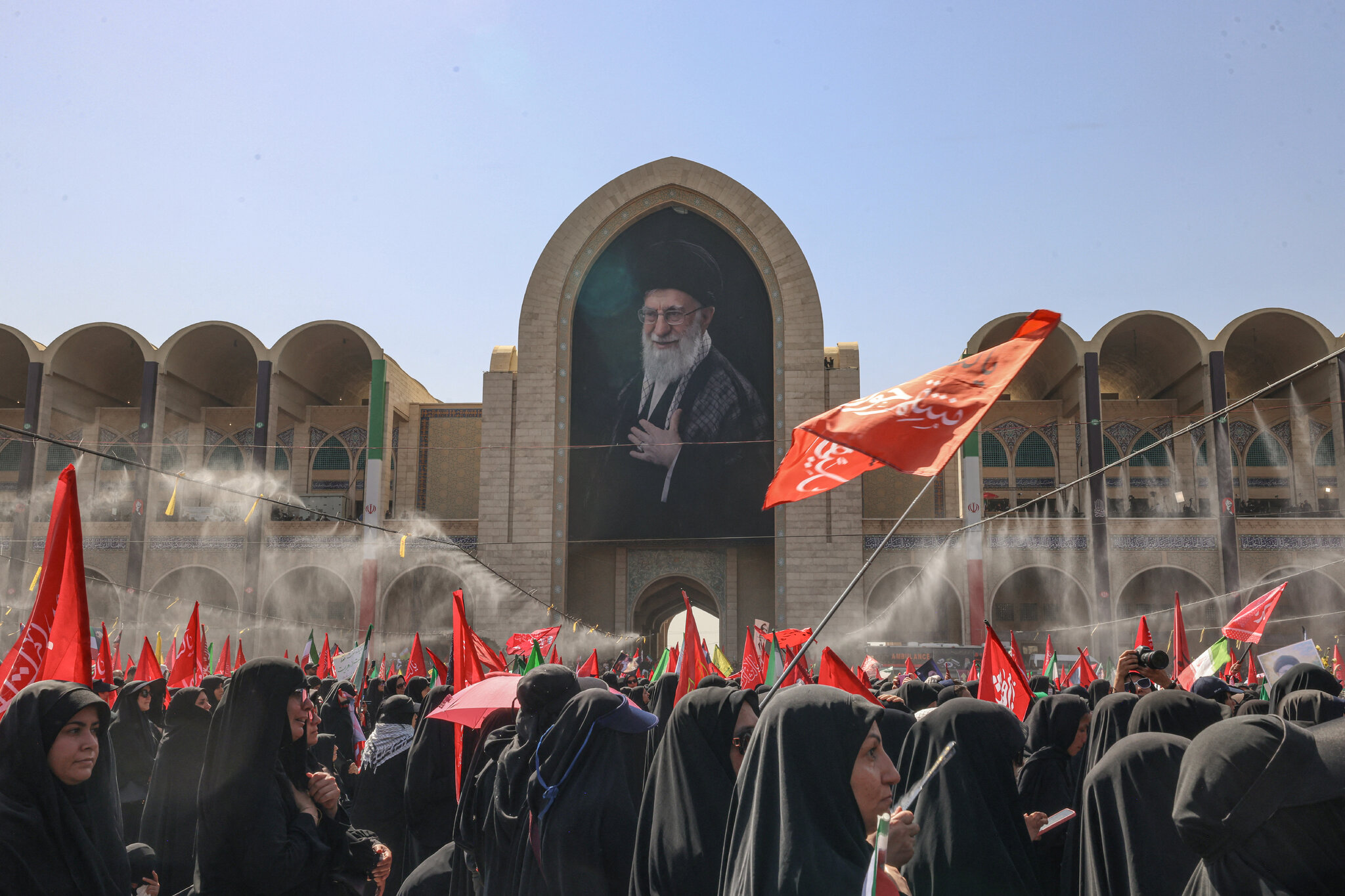 Mourners Chant ‘Revenge’ at Funeral Prayers for Iran’s Slain Supreme Leader