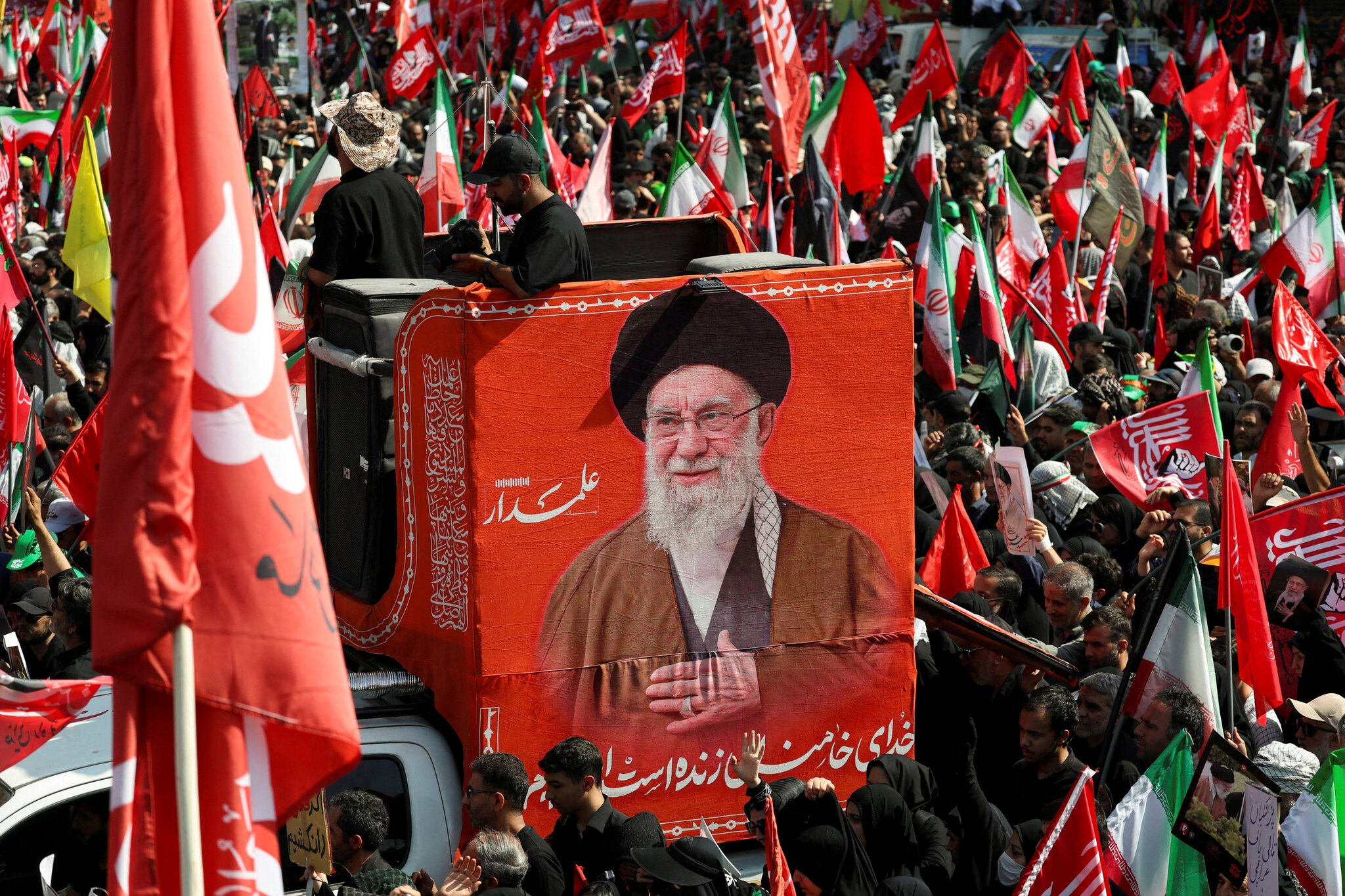 Huge Crowds Gather for Ayatollah’s Funeral, and China Tests Long-Range Ballistic Missile
