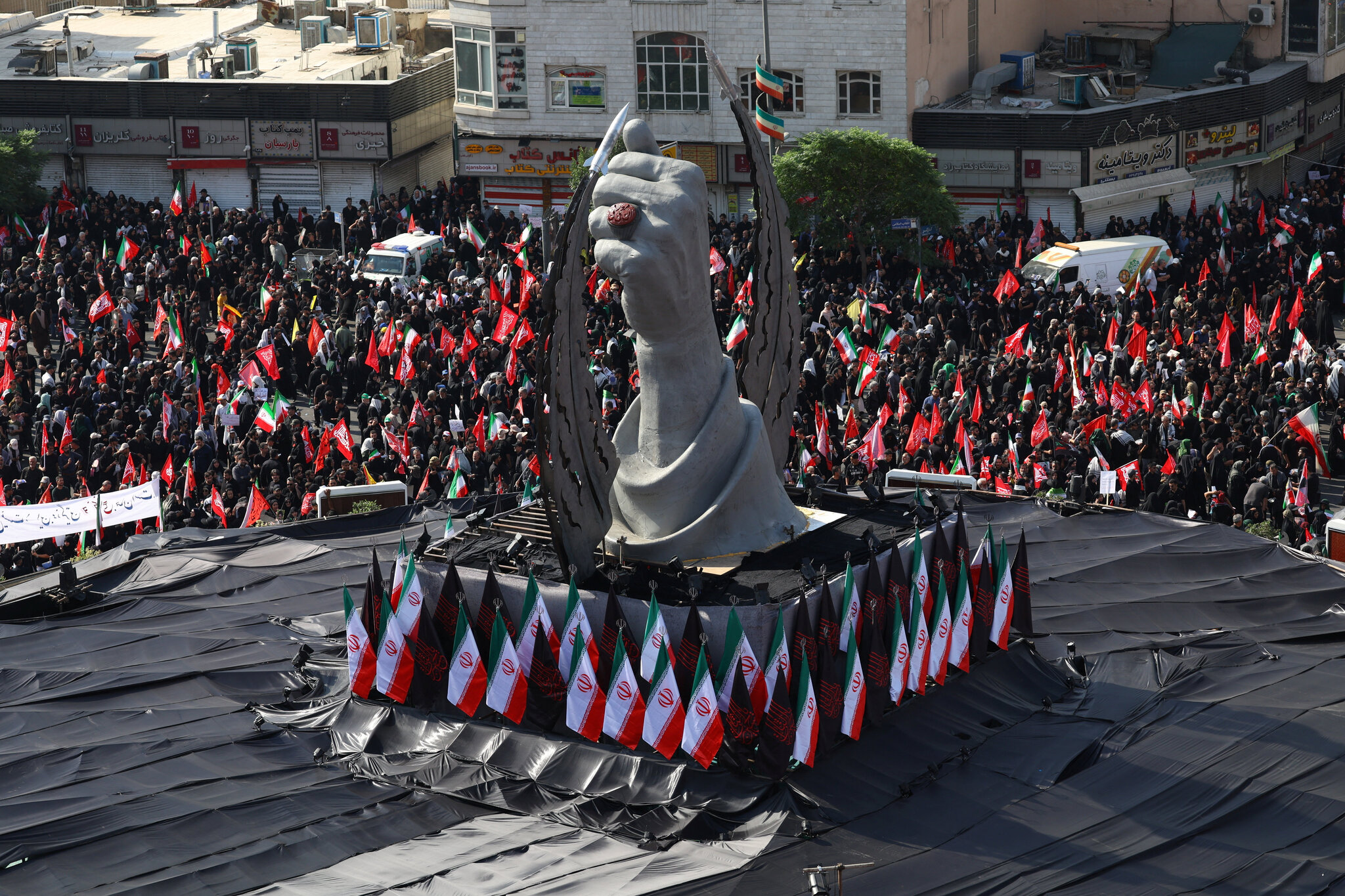 Families of Iranians Killed by Government Dismayed by Leader’s Funeral Pageantry