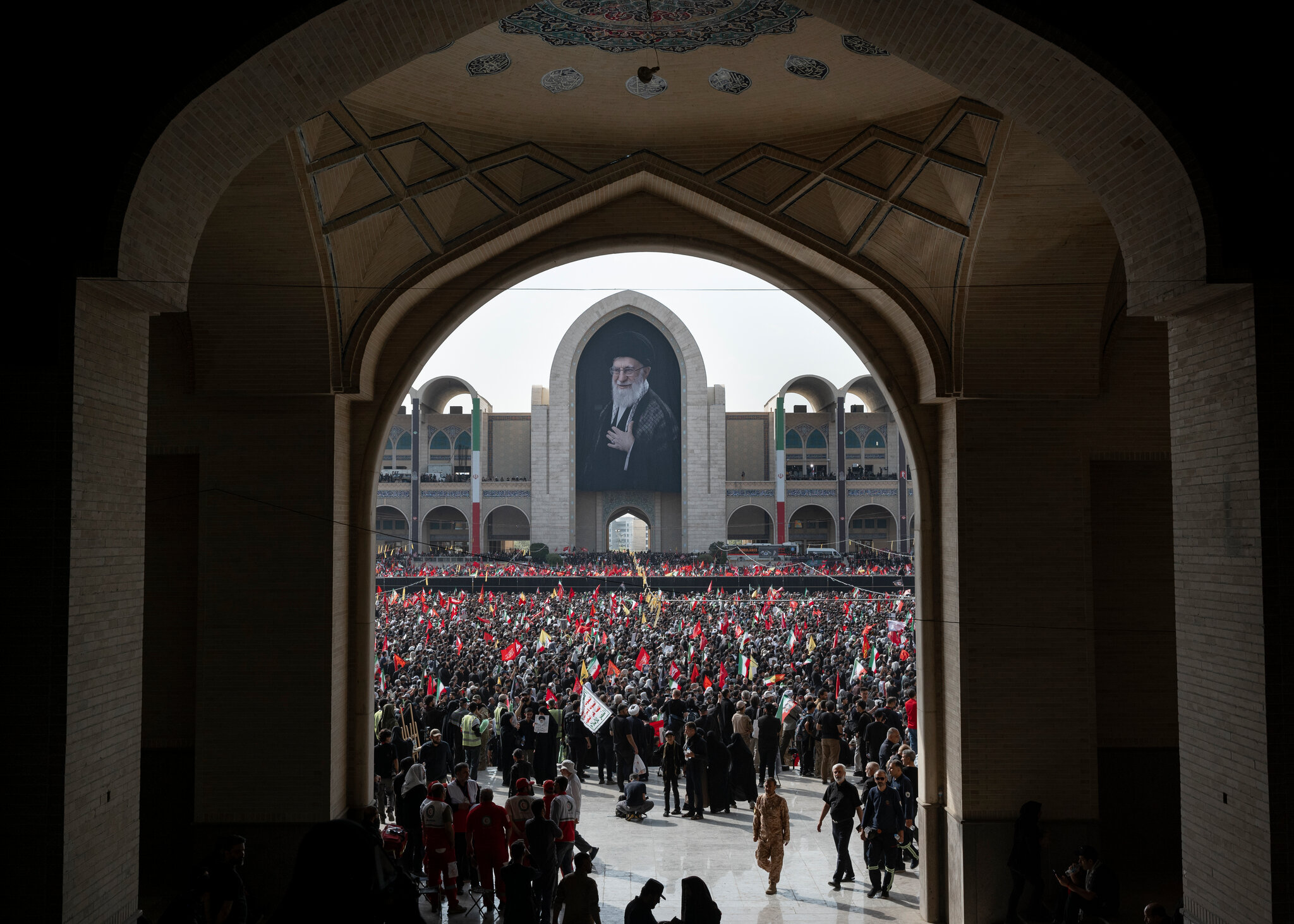 Khamenei’s funeral draws mourners from across Iran’s regional network.