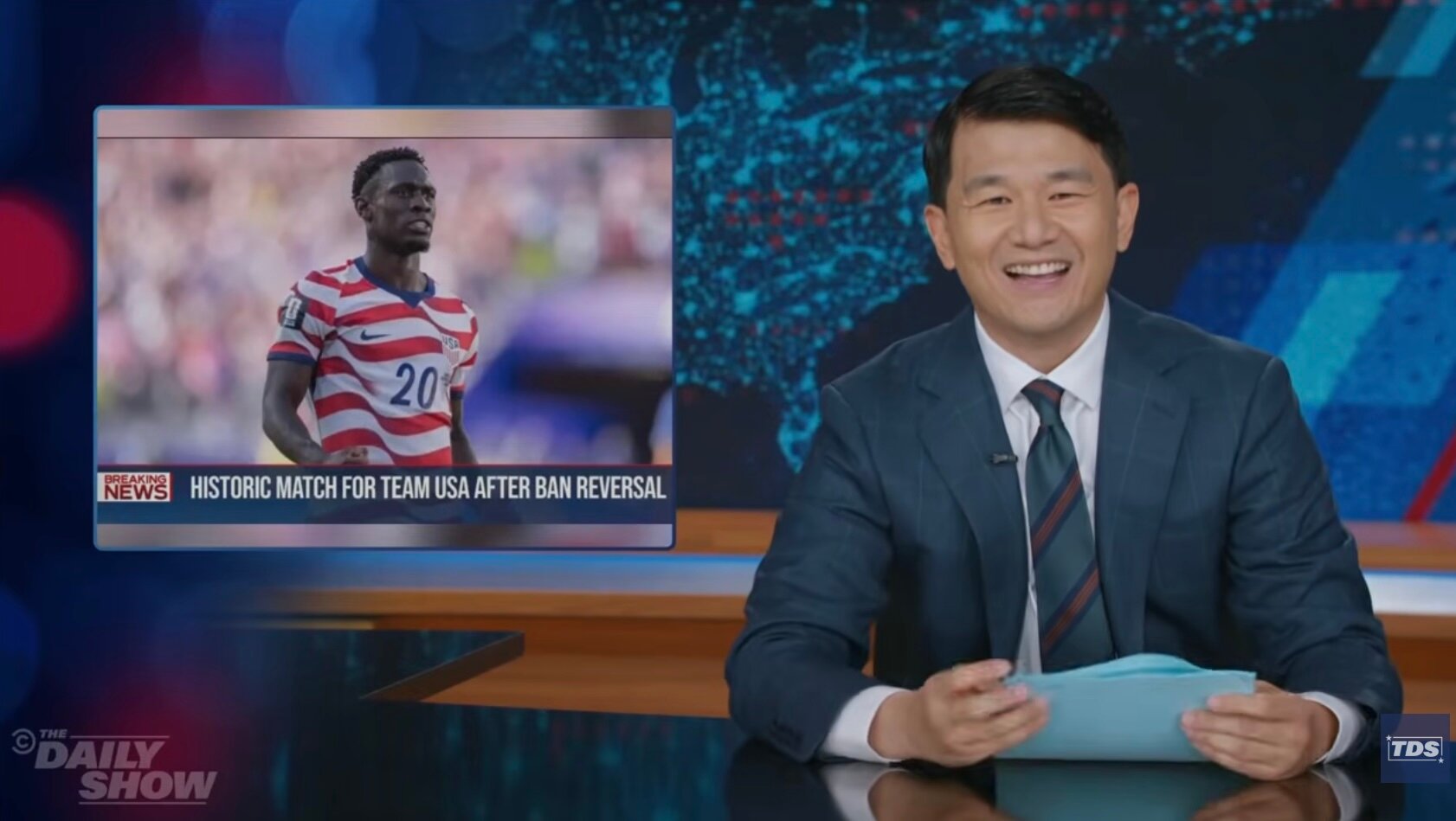 Late Night Calls a Foul on Trump After His World Cup Intervention