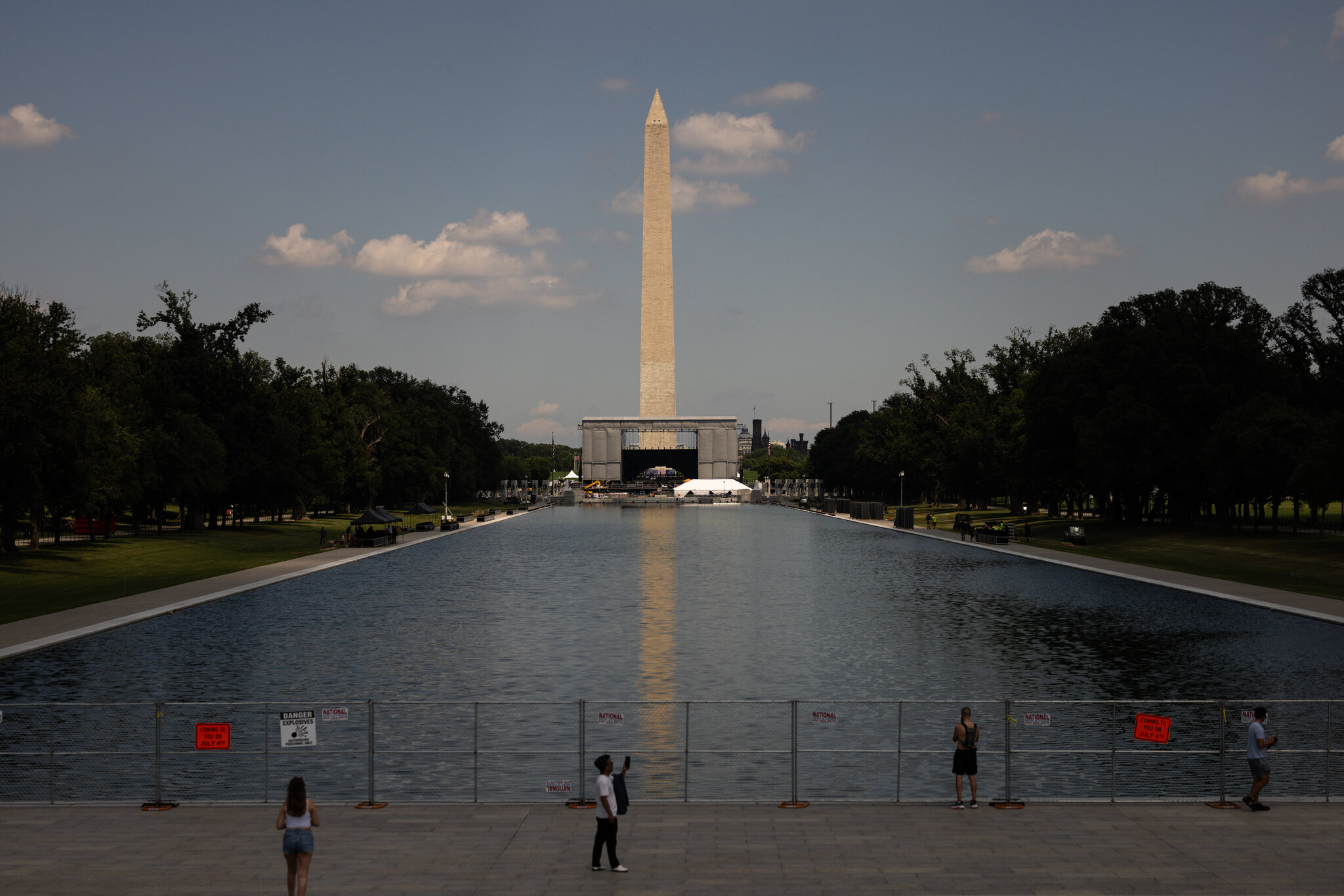 Three More People Charged With Damaging Reflecting Pool