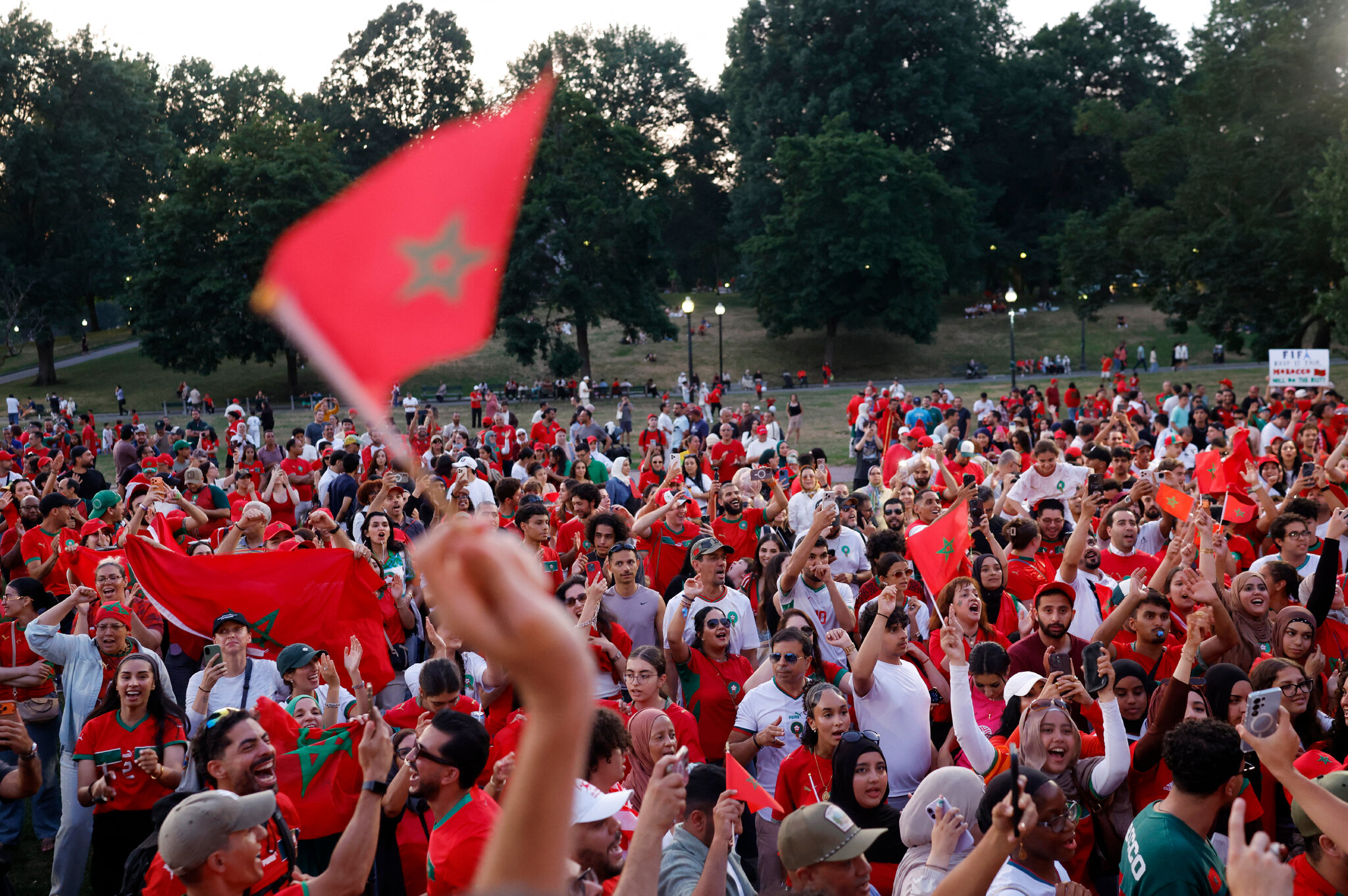 In Boston, Fans With Roots Across a Continent Turned Out for Morocco