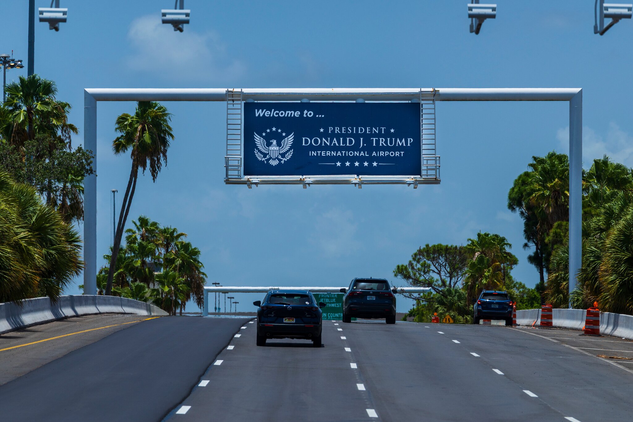 Palm Beach Airport in Florida Is Renamed for Trump