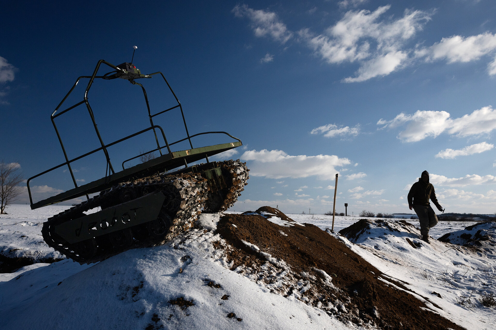 A Robot Army Remakes Ground Warfare in Ukraine