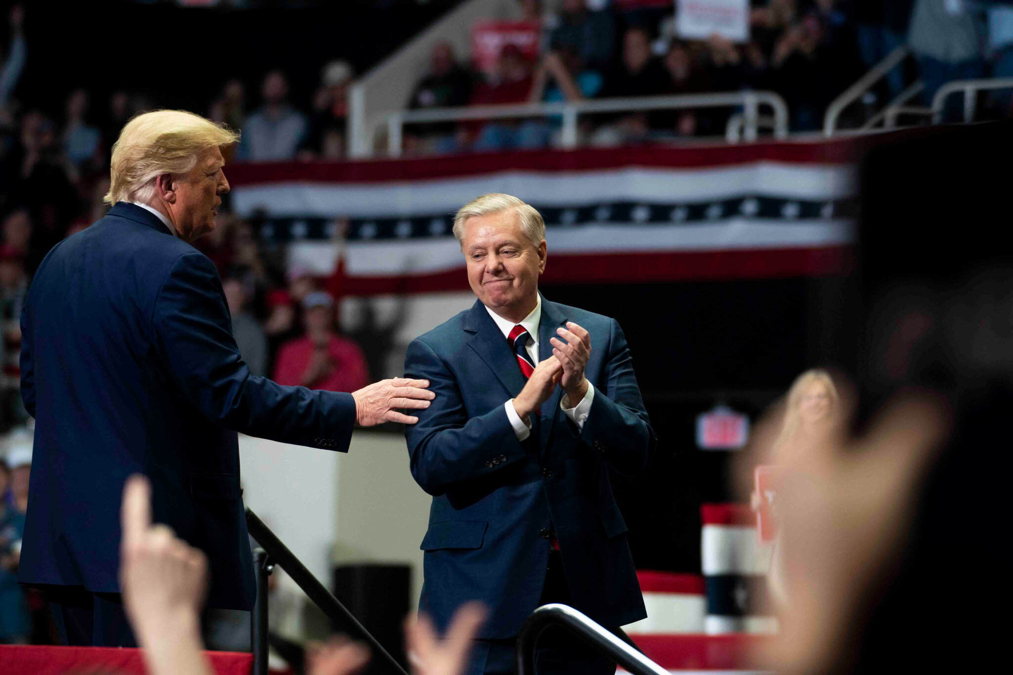 Trump Mourns Graham as ‘Great Politician’ and ‘Member of the Family’