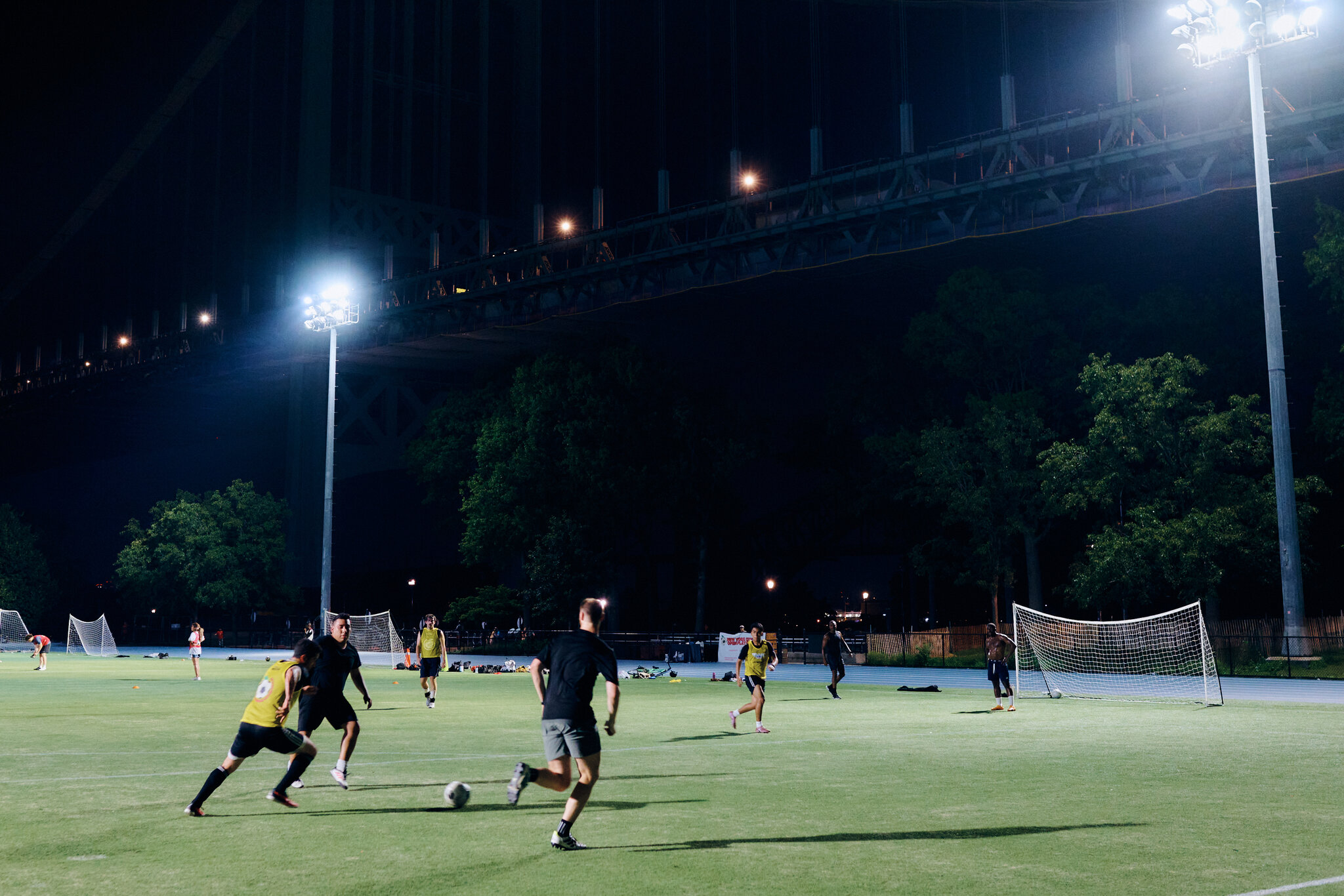 The City That Never Sleeps Suits Up to Play Late-Night Soccer