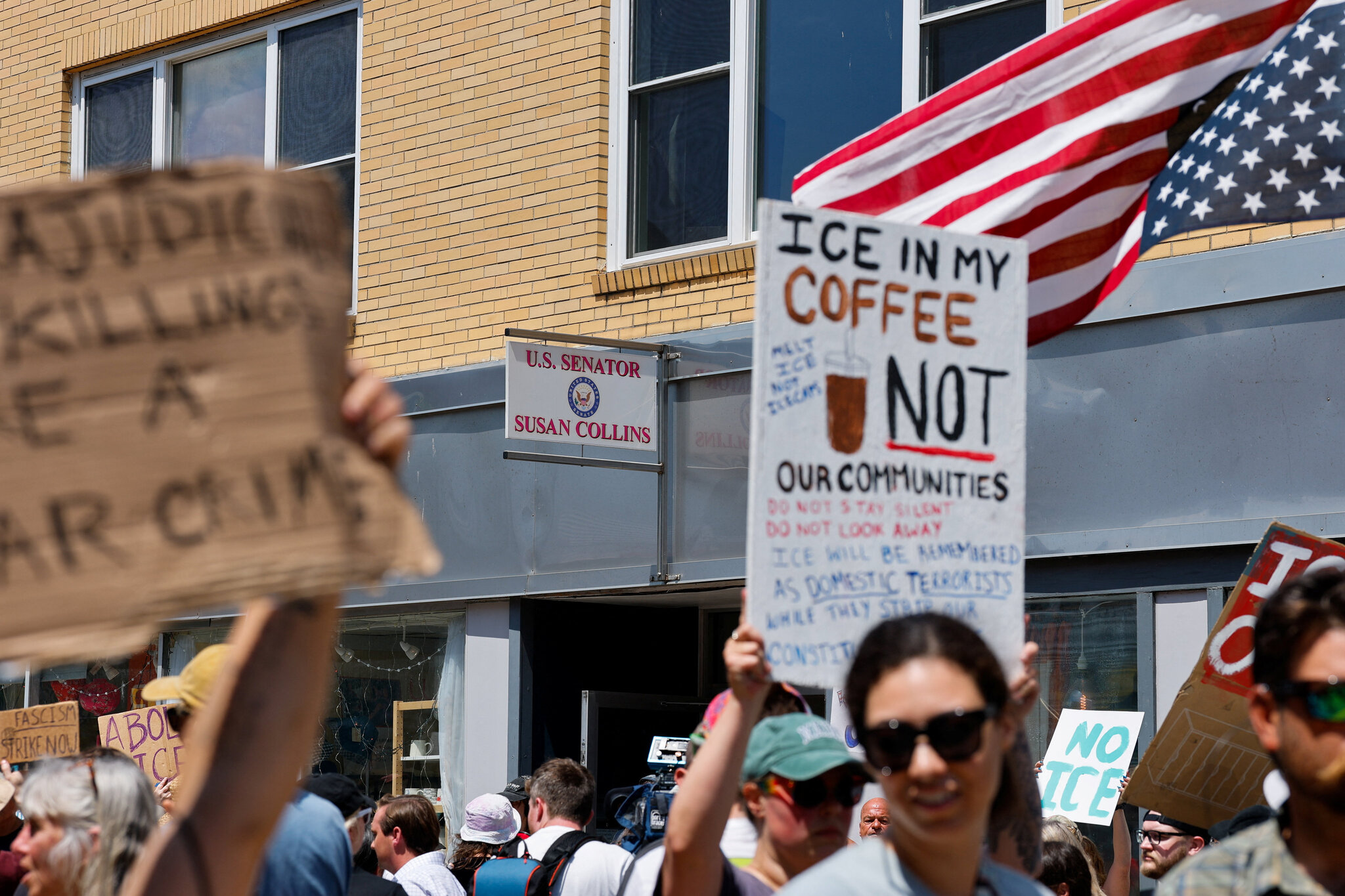 Democratic Senate Candidates in Maine Denounce Deadly ICE Shooting