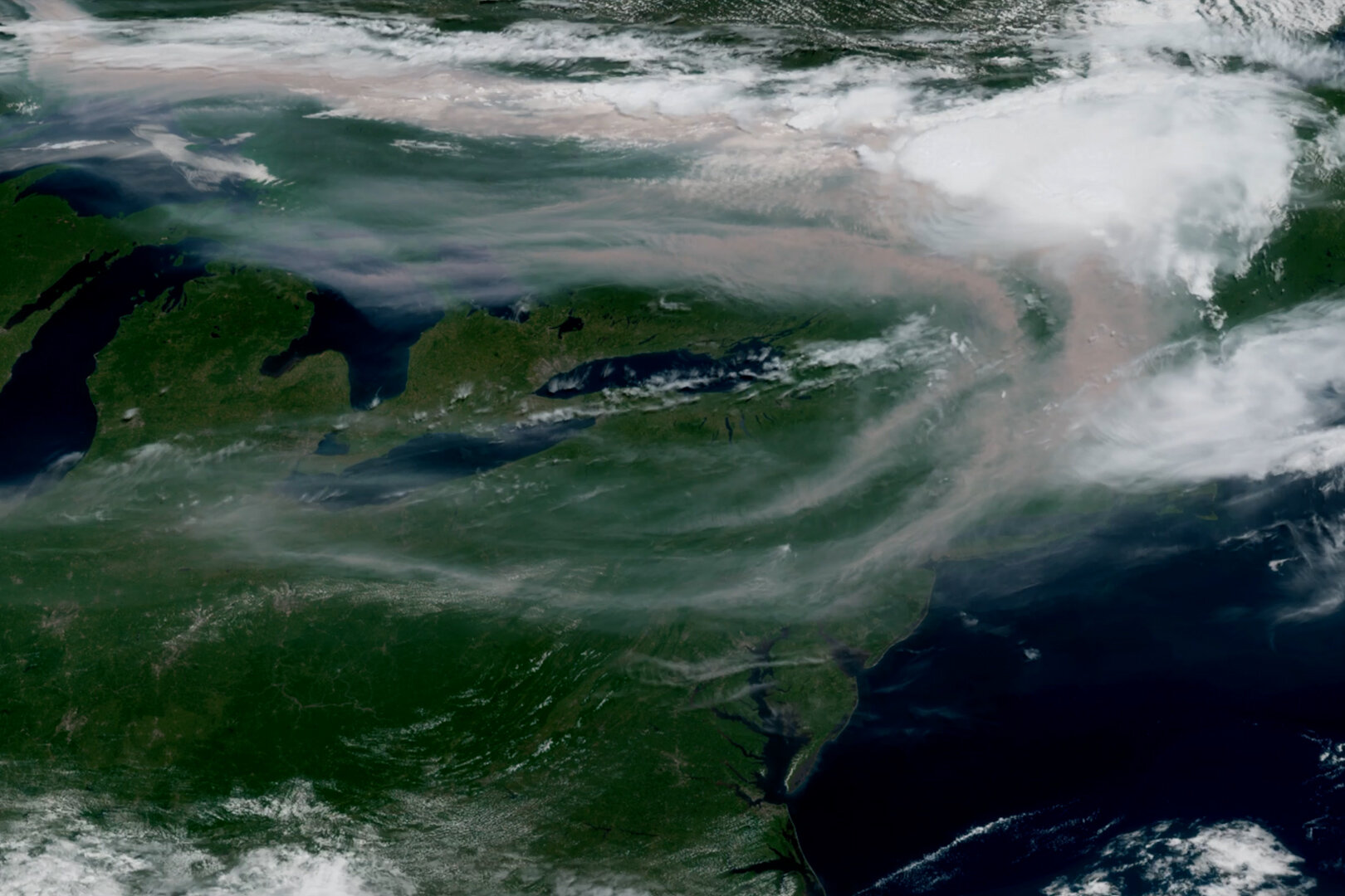Wildfire Smoke Spreads Across the Northeast as Temperatures Spike