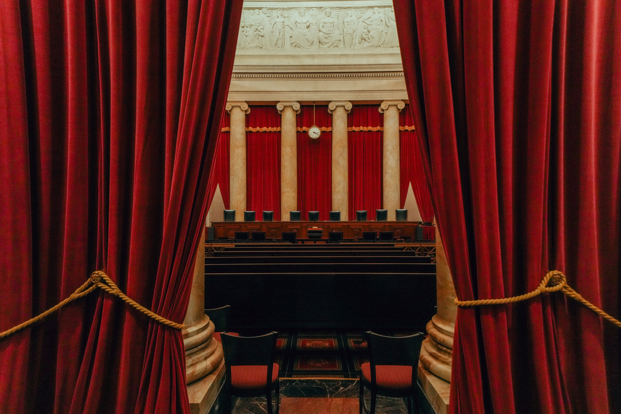 Security threats led the Supreme Court to shut its front doors 16 years ago.