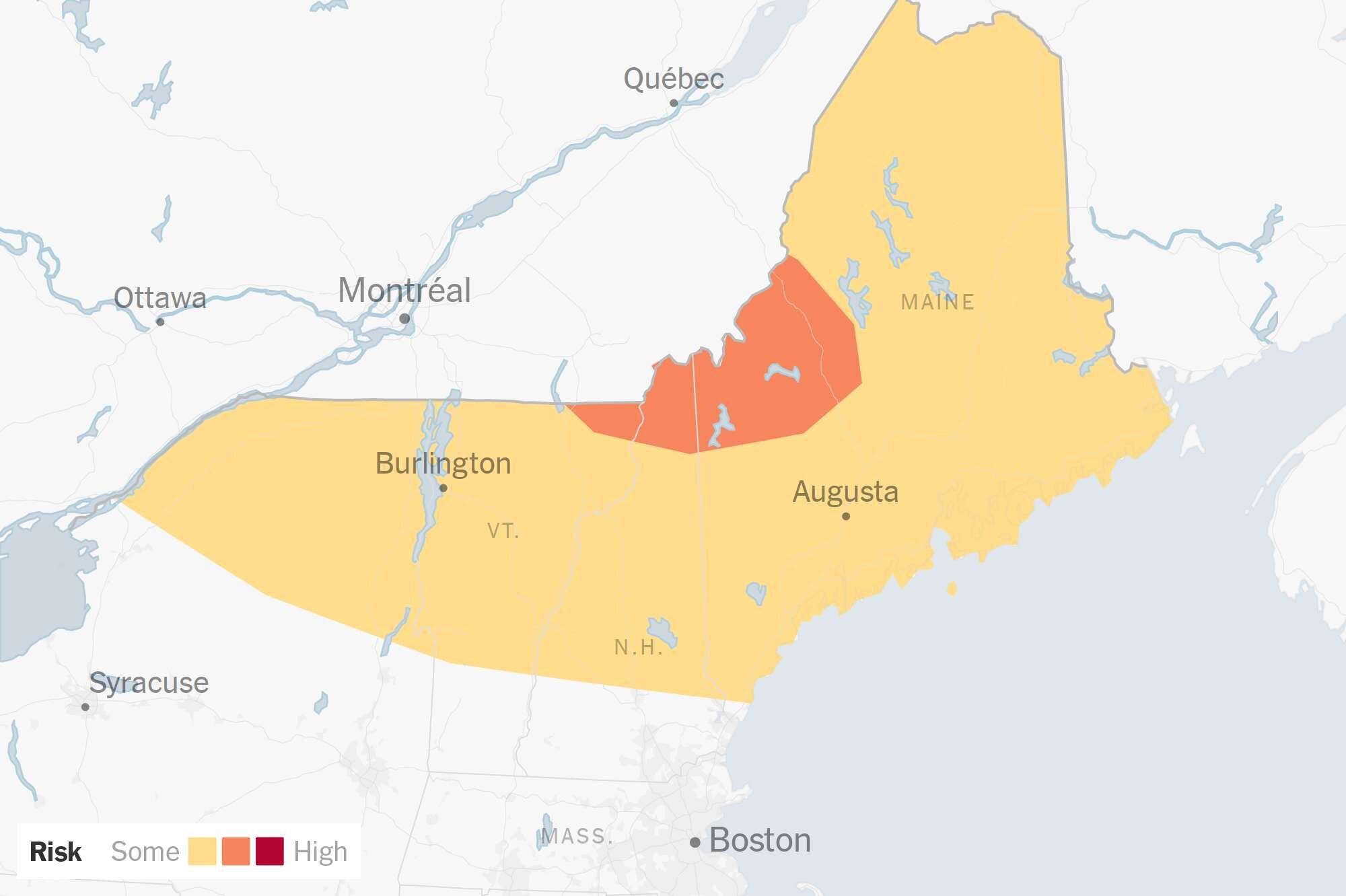 Tornadoes in Maine? A Rare Forecast for Parts of U.S. and Canada