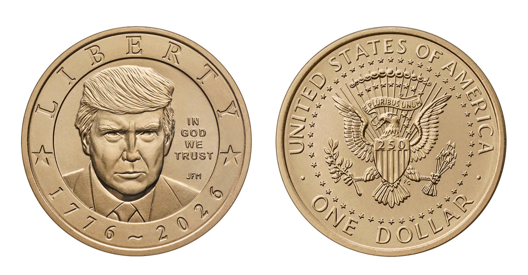 U.S. to Start Minting Gold $1 Trump Coins