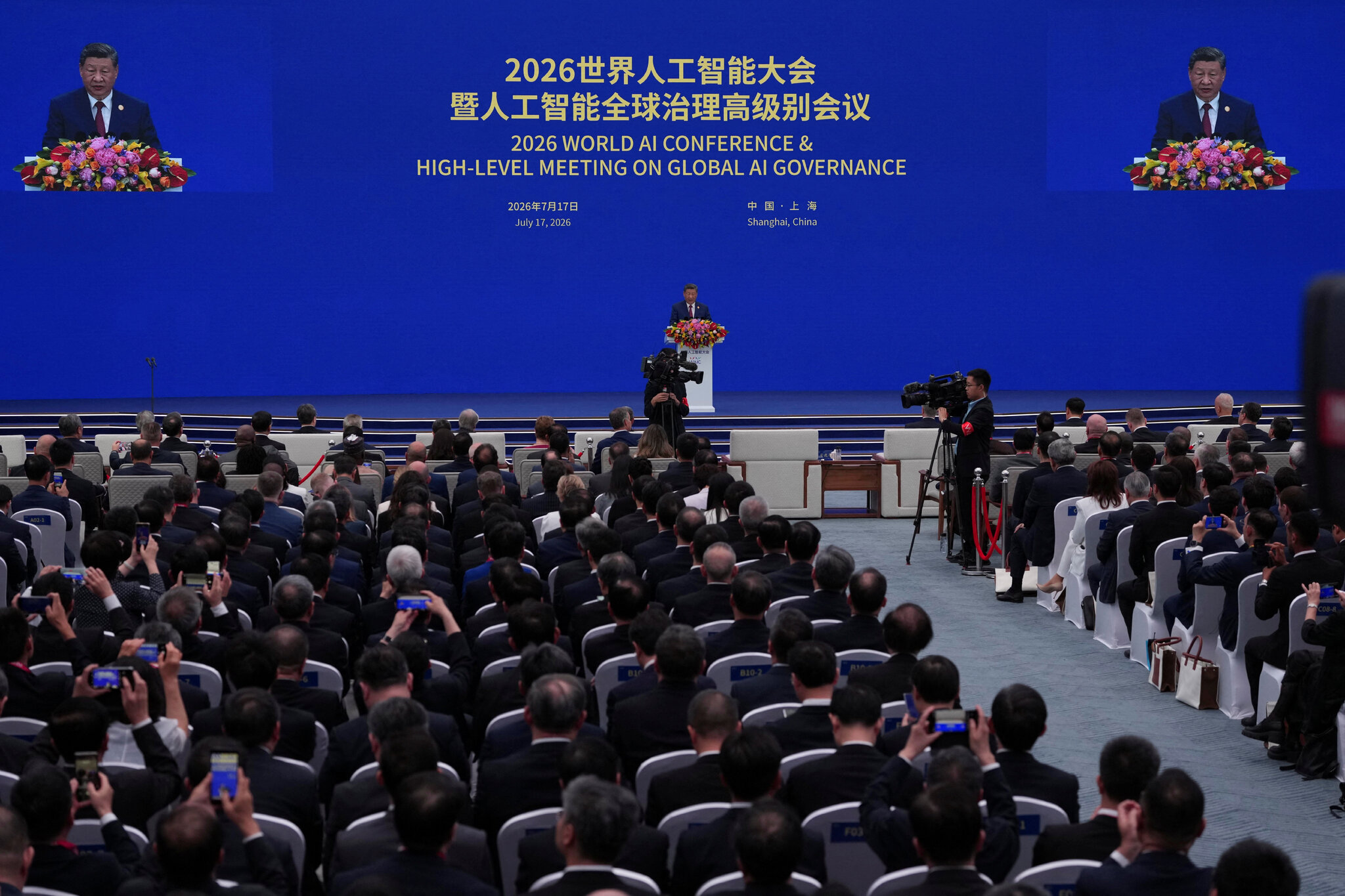China’s Leader Pitches ‘Openness’ in Push to Shape A.I.’s Future