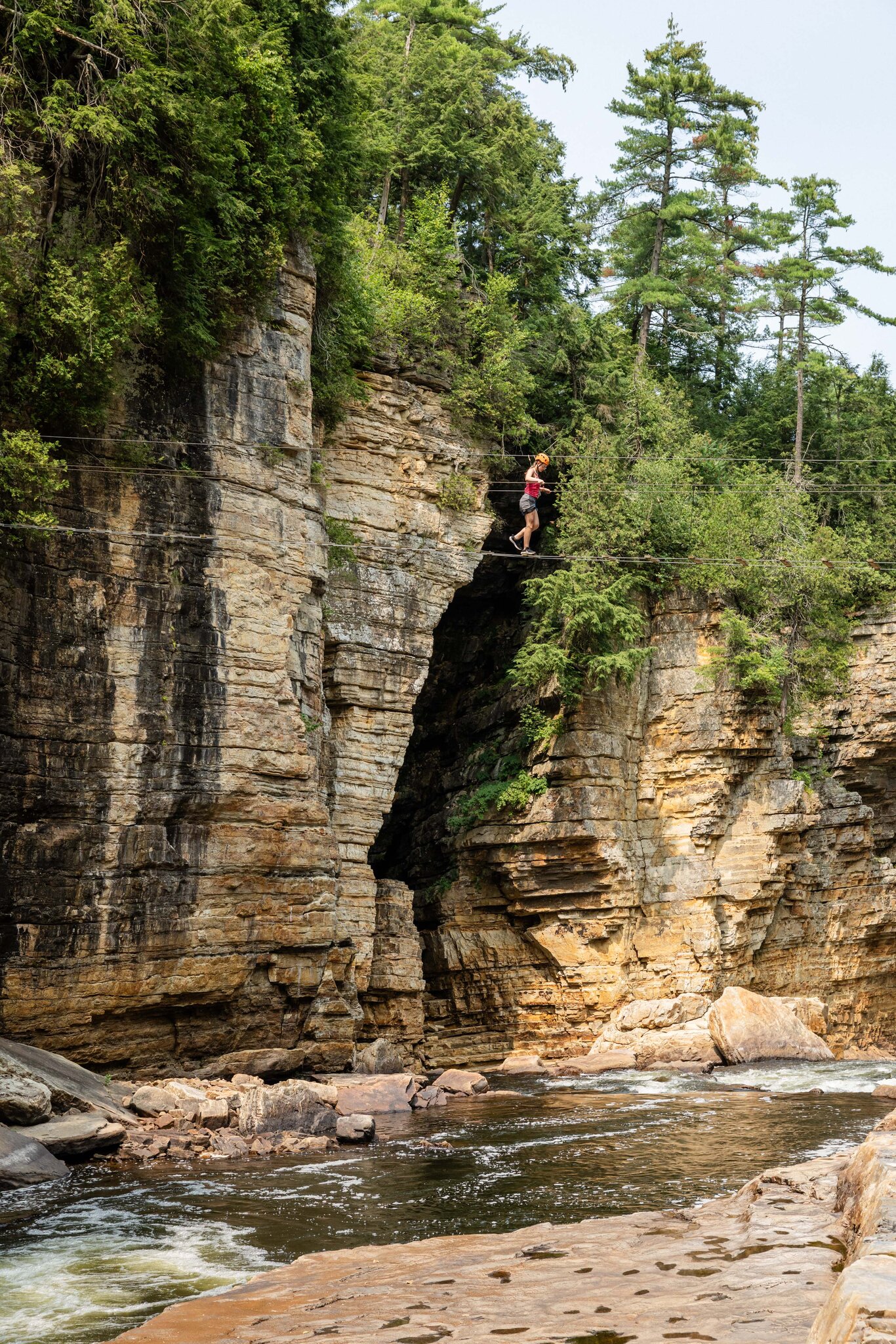 To Confront My Fear of Heights, I Crossed a Chasm on a Cable