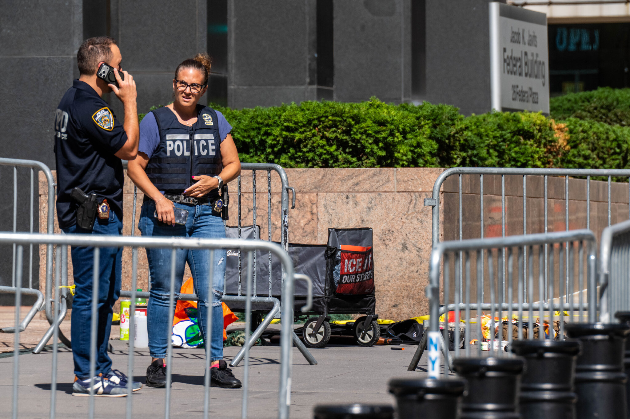 Man Sets Off Explosive Device Outside Federal Building in Manhattan