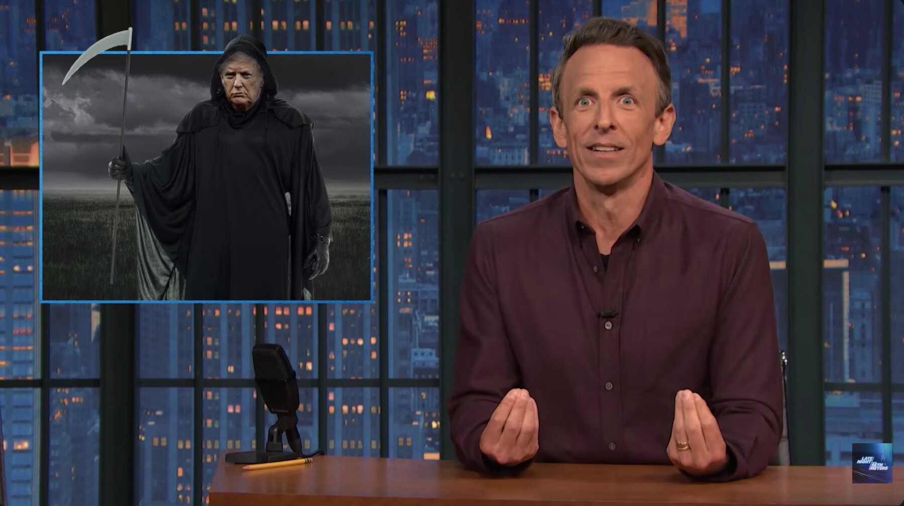 Seth Meyers Calls Trump ‘The Sports Reaper’