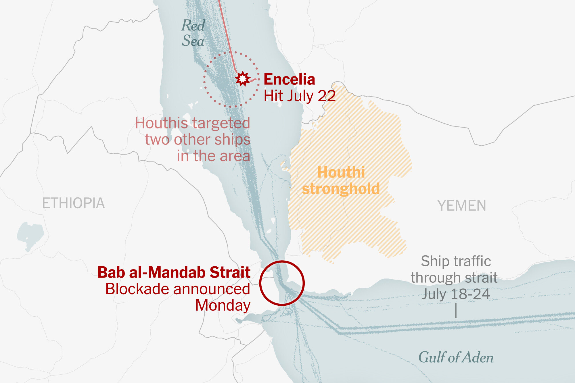 Some Attacks and U-Turns, but Ships Sail Red Sea Despite Houthi Blockade