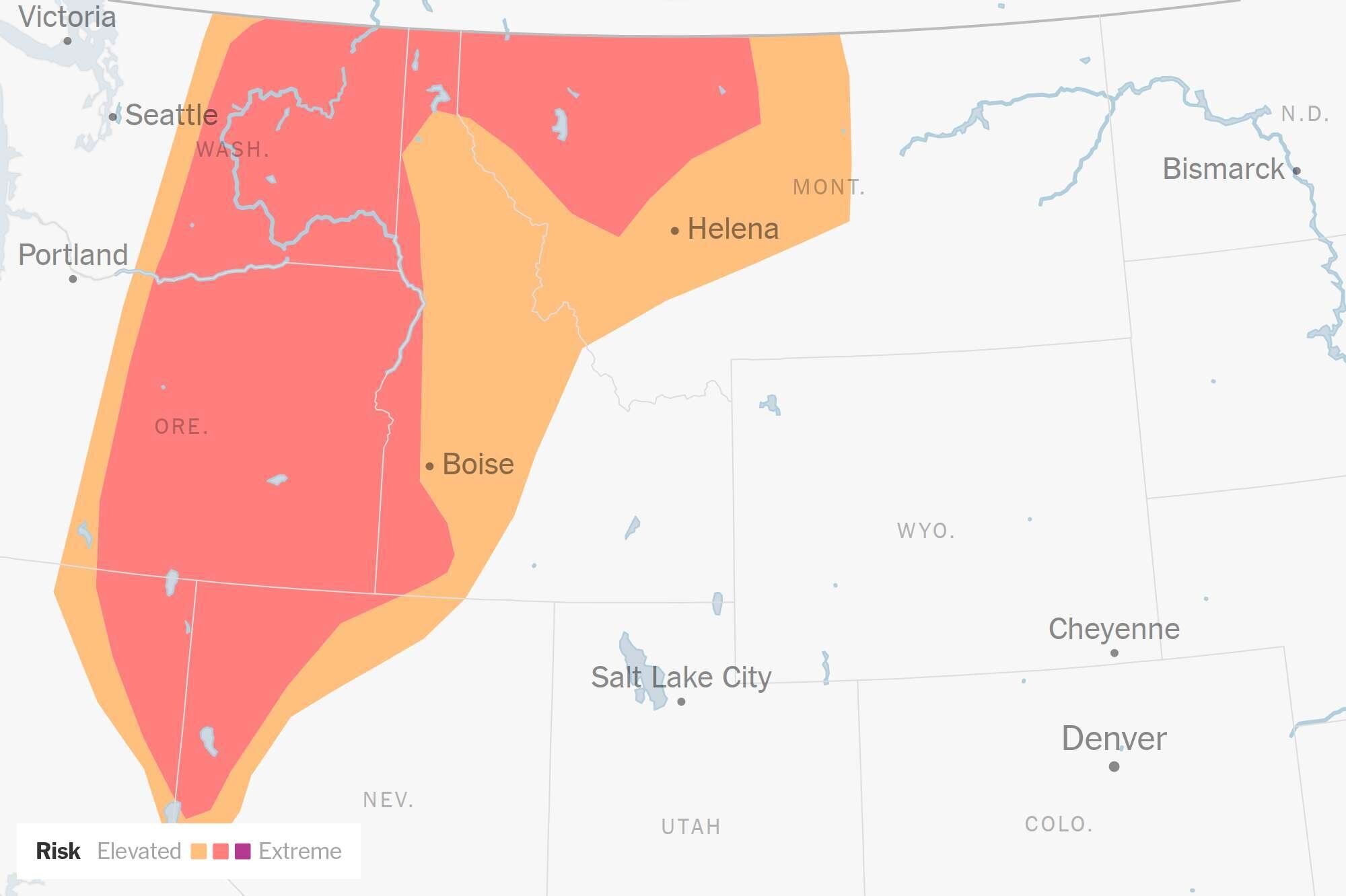 Hot, Dry, Breezy Weather Raises Wildfire Fears Across the Northwest This Weekend