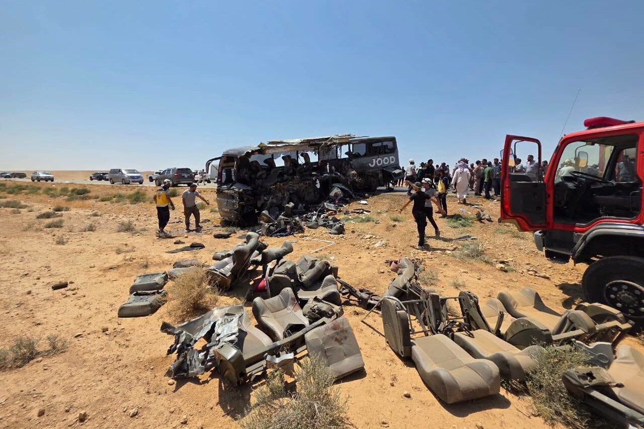 Bus Collision in Syria Kills 35, Health Ministry Says