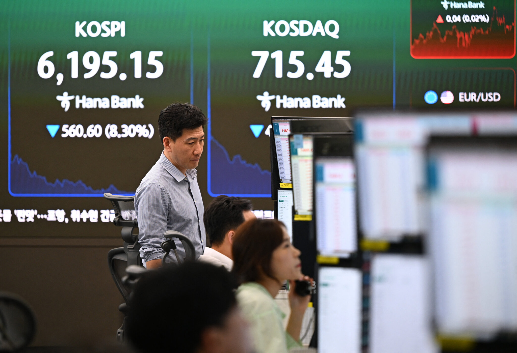 Tech Stocks Tumble on Worries About A.I. Spending and China’s Chip Competition