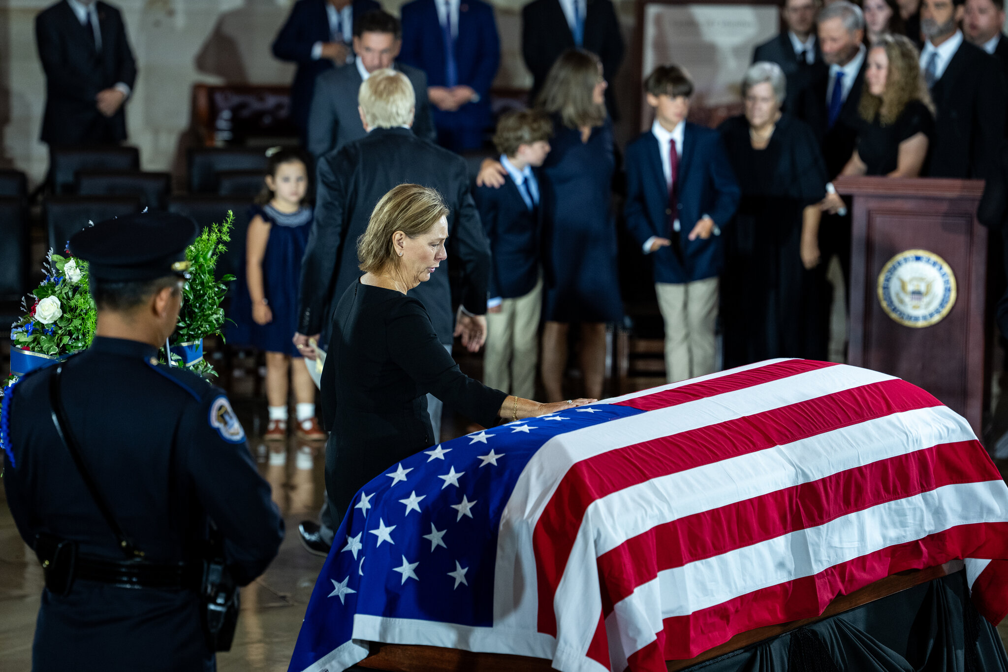 Graham Mourns Her Brother as She Seeks His Seat
