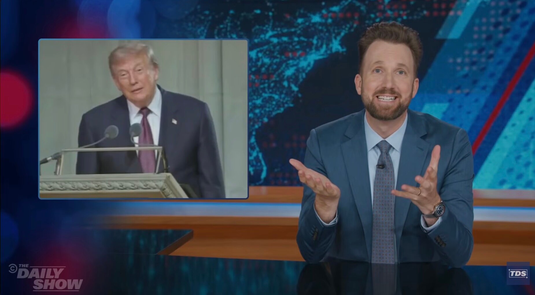 Late Night Reviews Trump’s Eulogy for ‘Friend’ Lindsey Graham