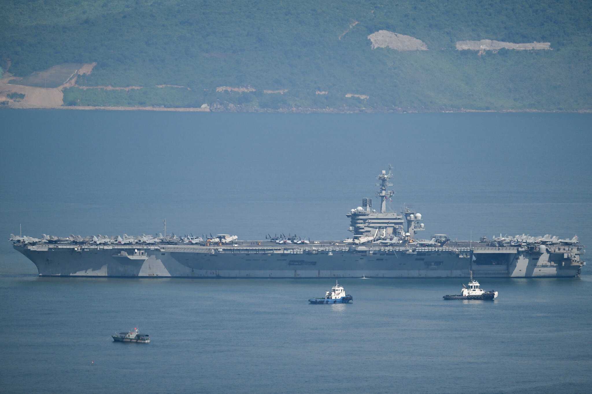 U.S. Aircraft Carrier Makes a Rare Port Call in Vietnam