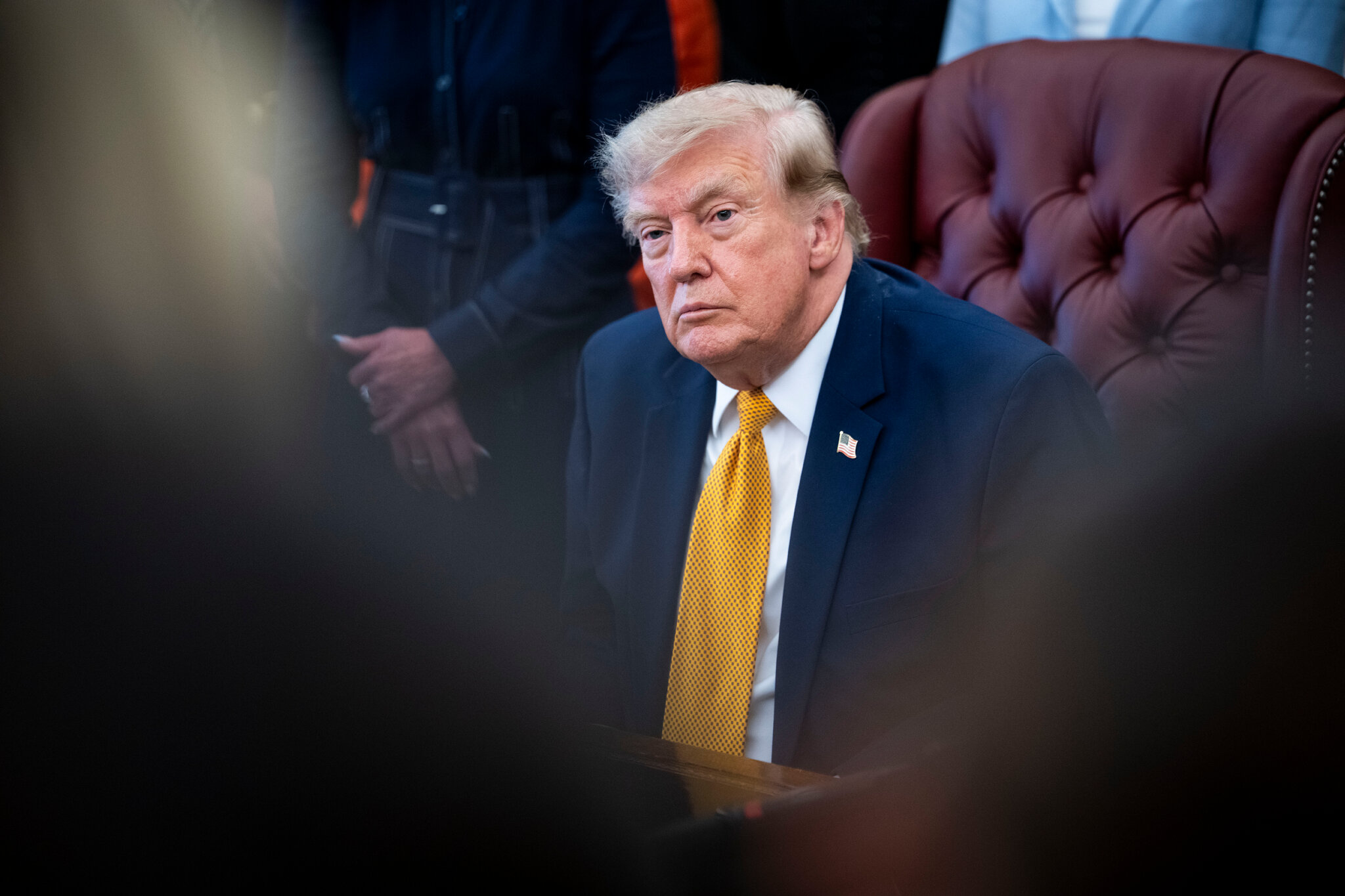 Pirro Meets With Trump at the White House After He Said She ‘Choked’ in Reflecting Pool Case