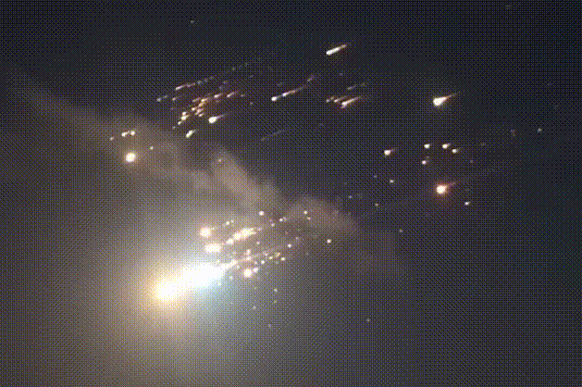 Falling Space Junk