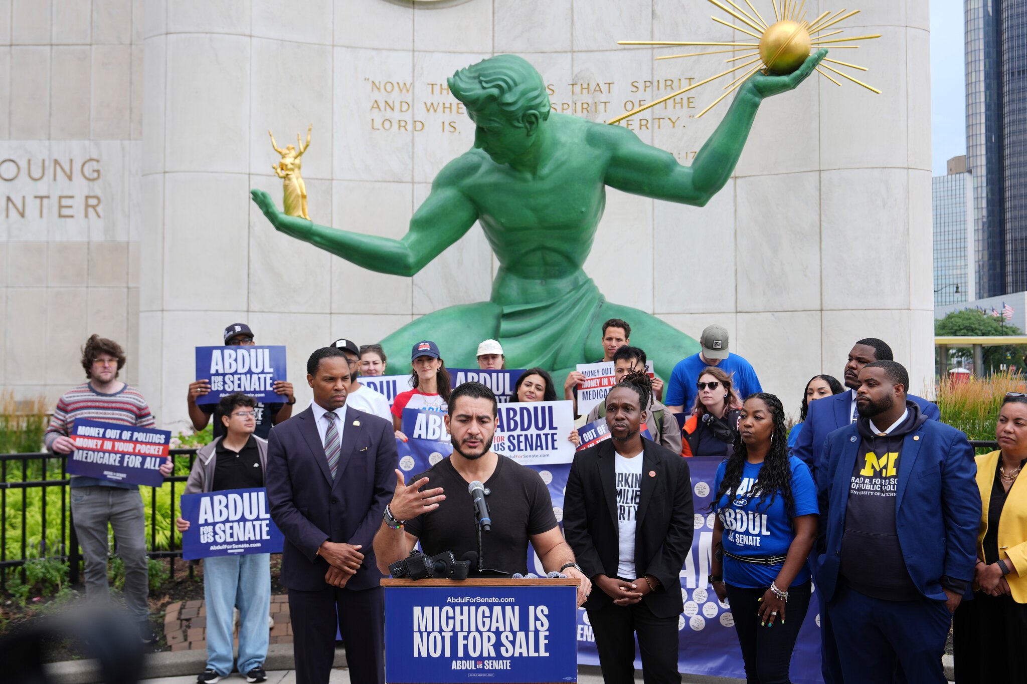 Abdul El-Sayed wants to find out whether a progressive can win in Michigan.